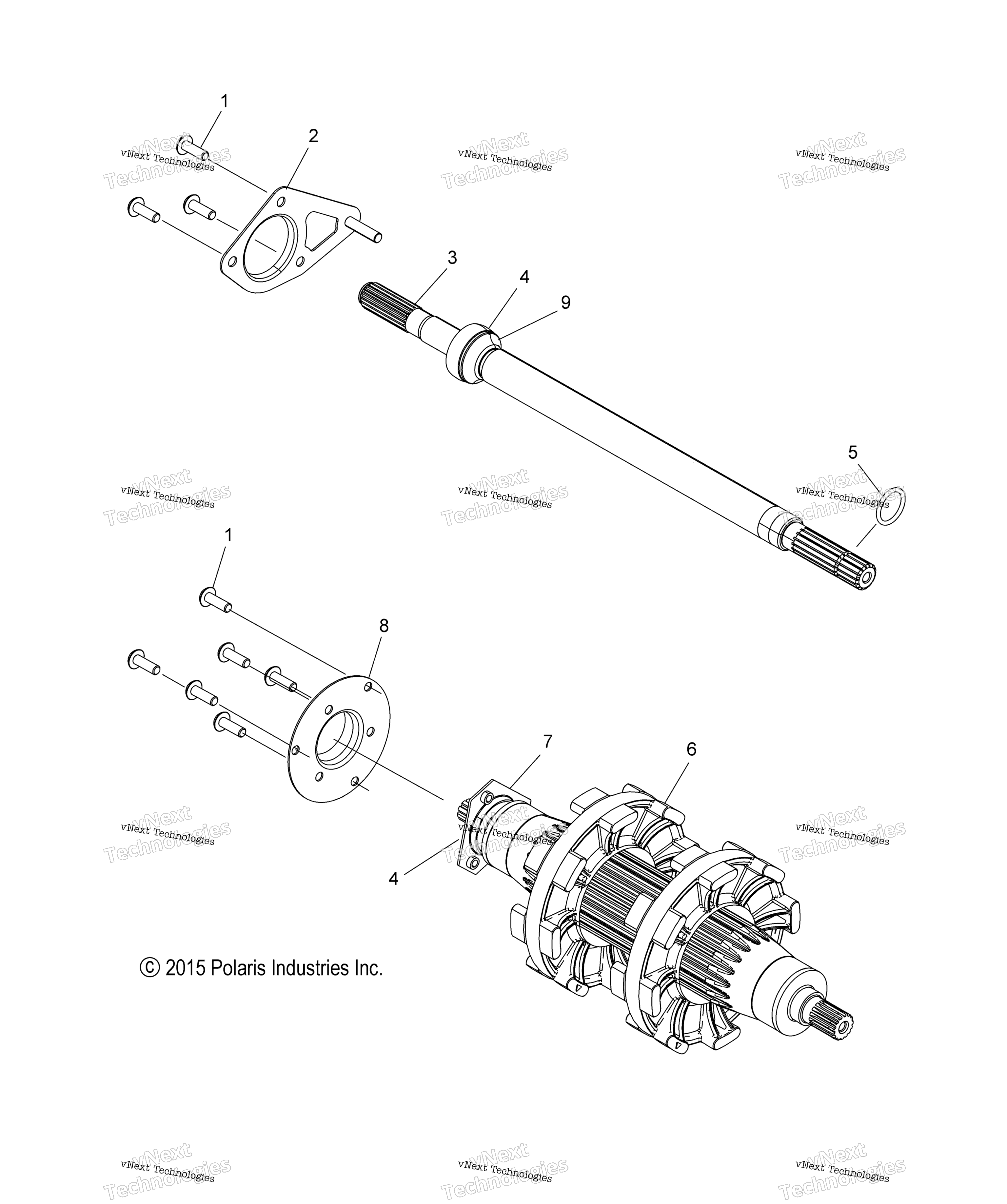 Привод Train, Jackshaft & Driveshaft All Options