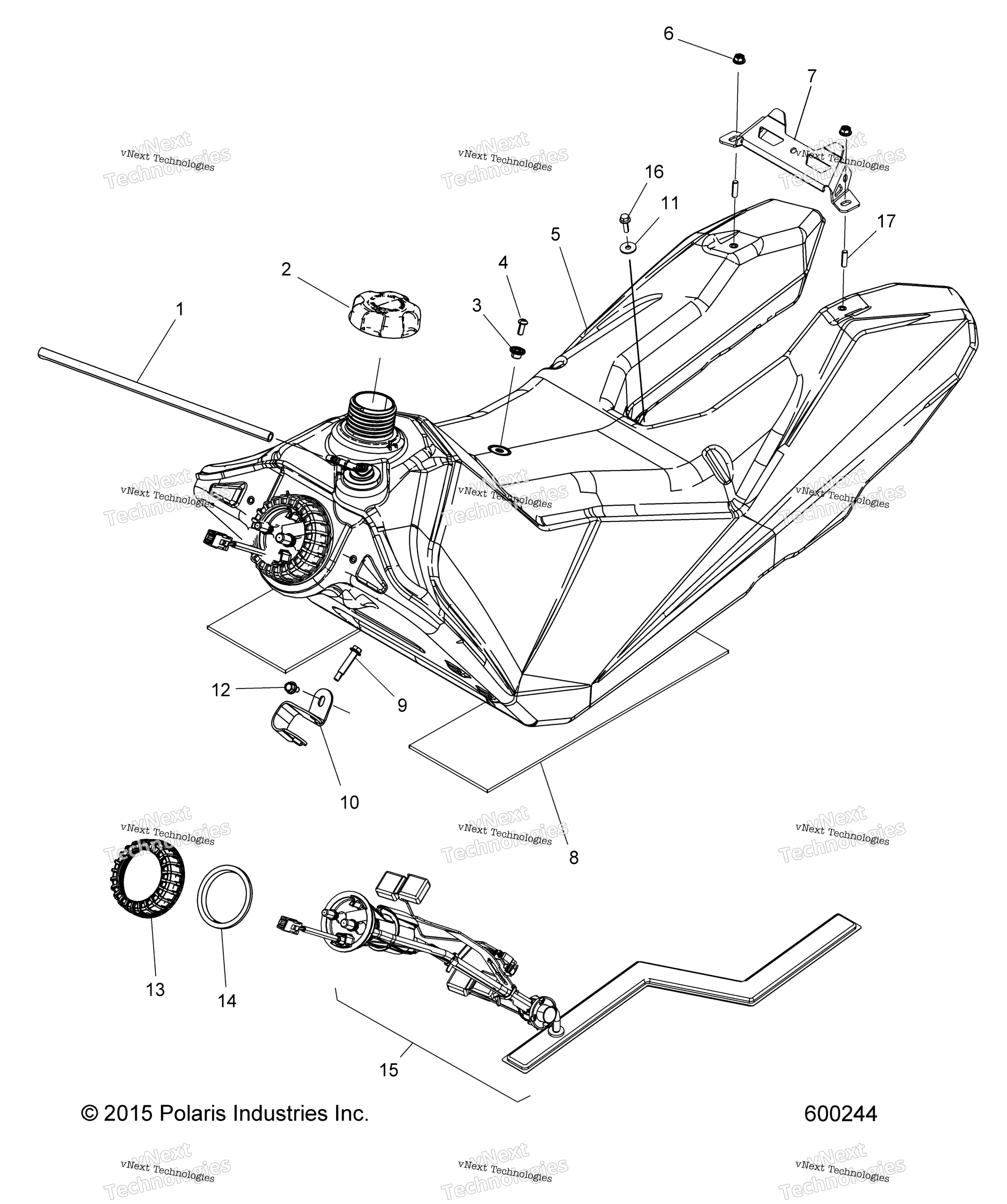 топливный System, топливный бак Asm. All Options