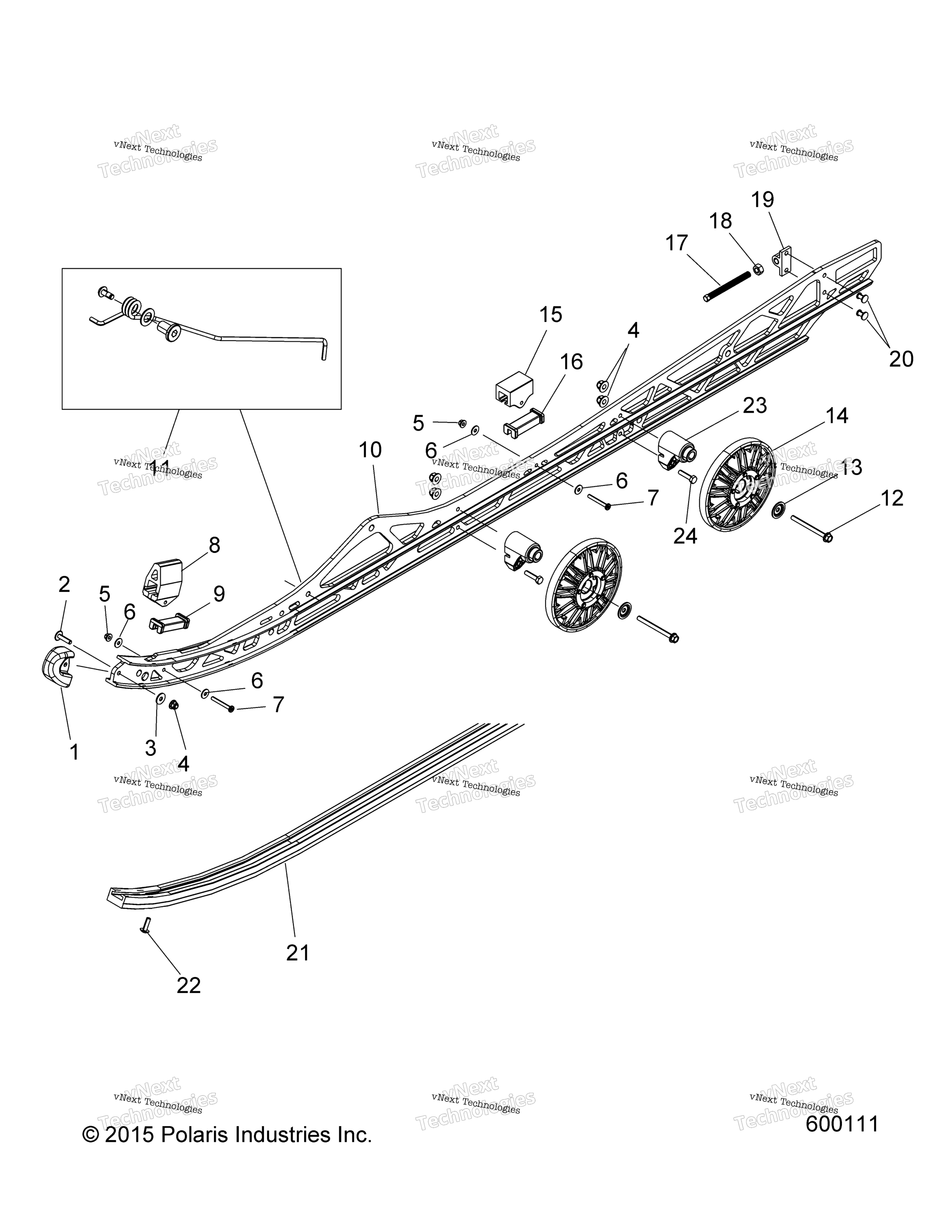 Suspension, Rail крепление All Options