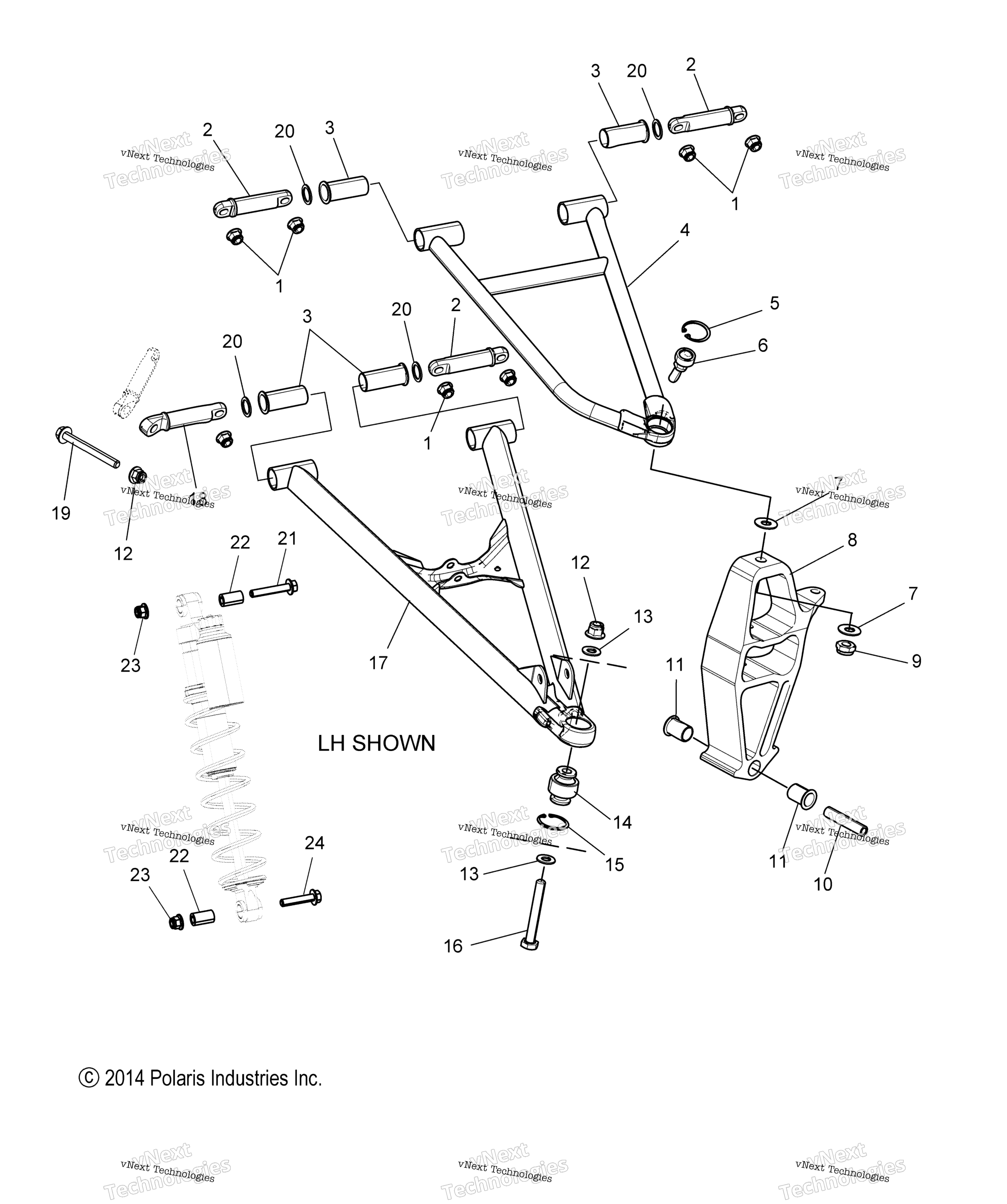 Suspension, управление Arms & Spindle All Options