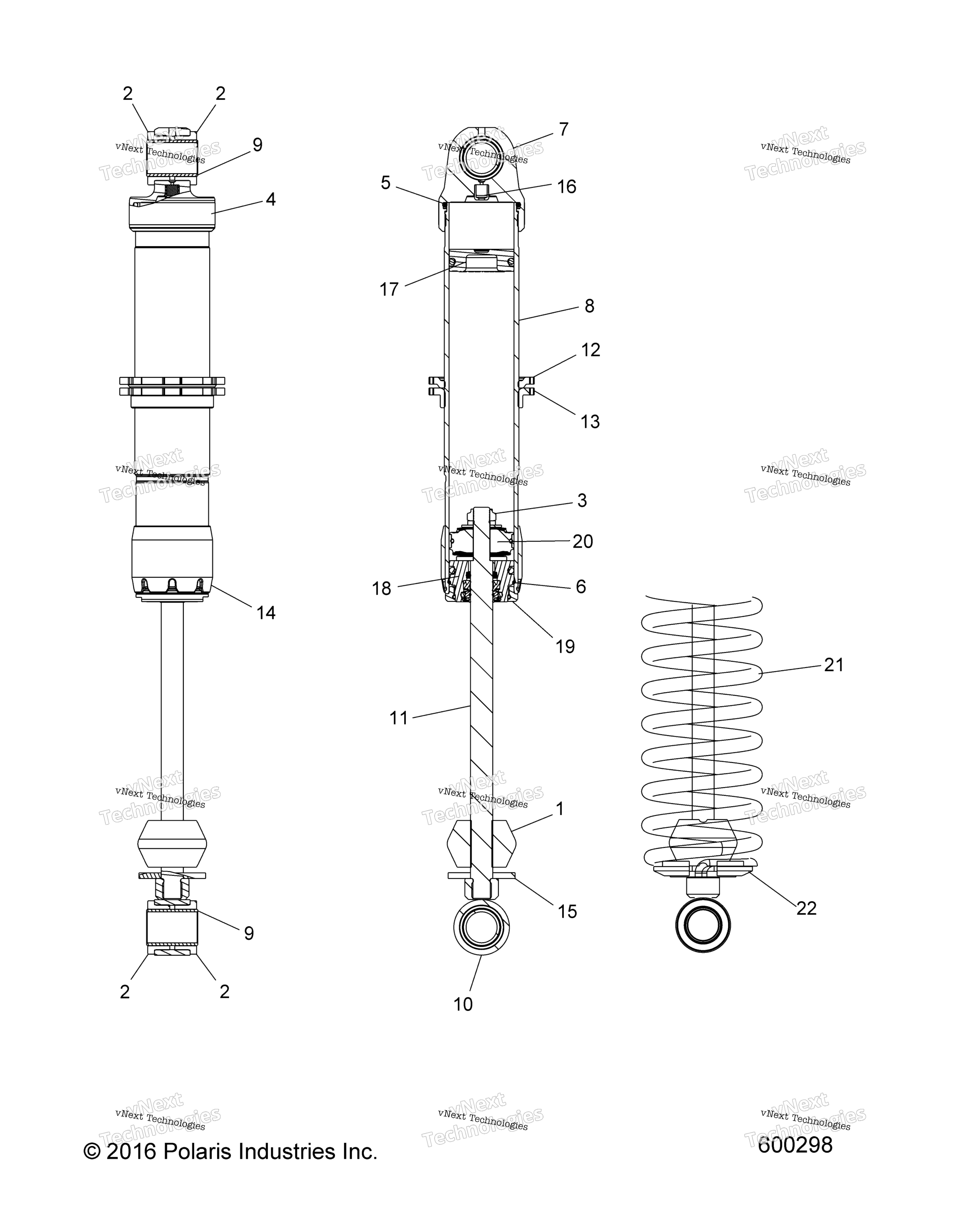 Suspension, Shock, Ifs All опции (600298)