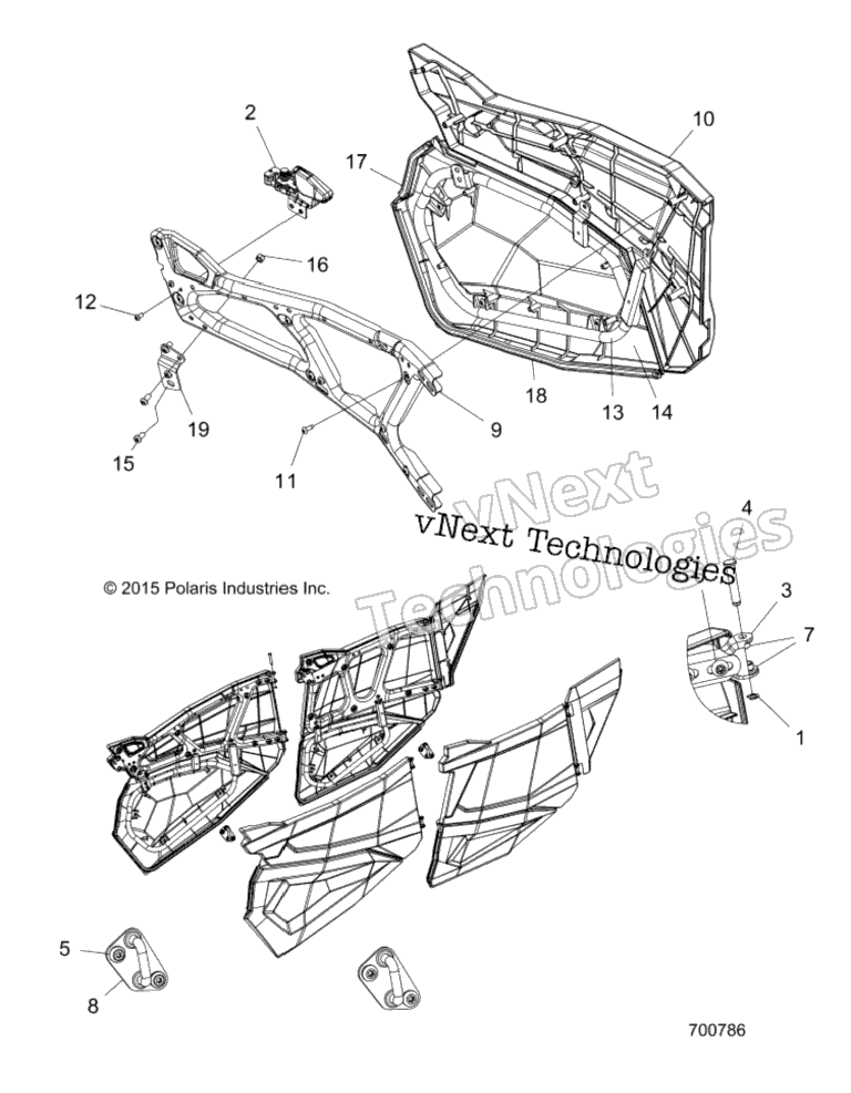 Body, Doors, передний Z17vfm99ab