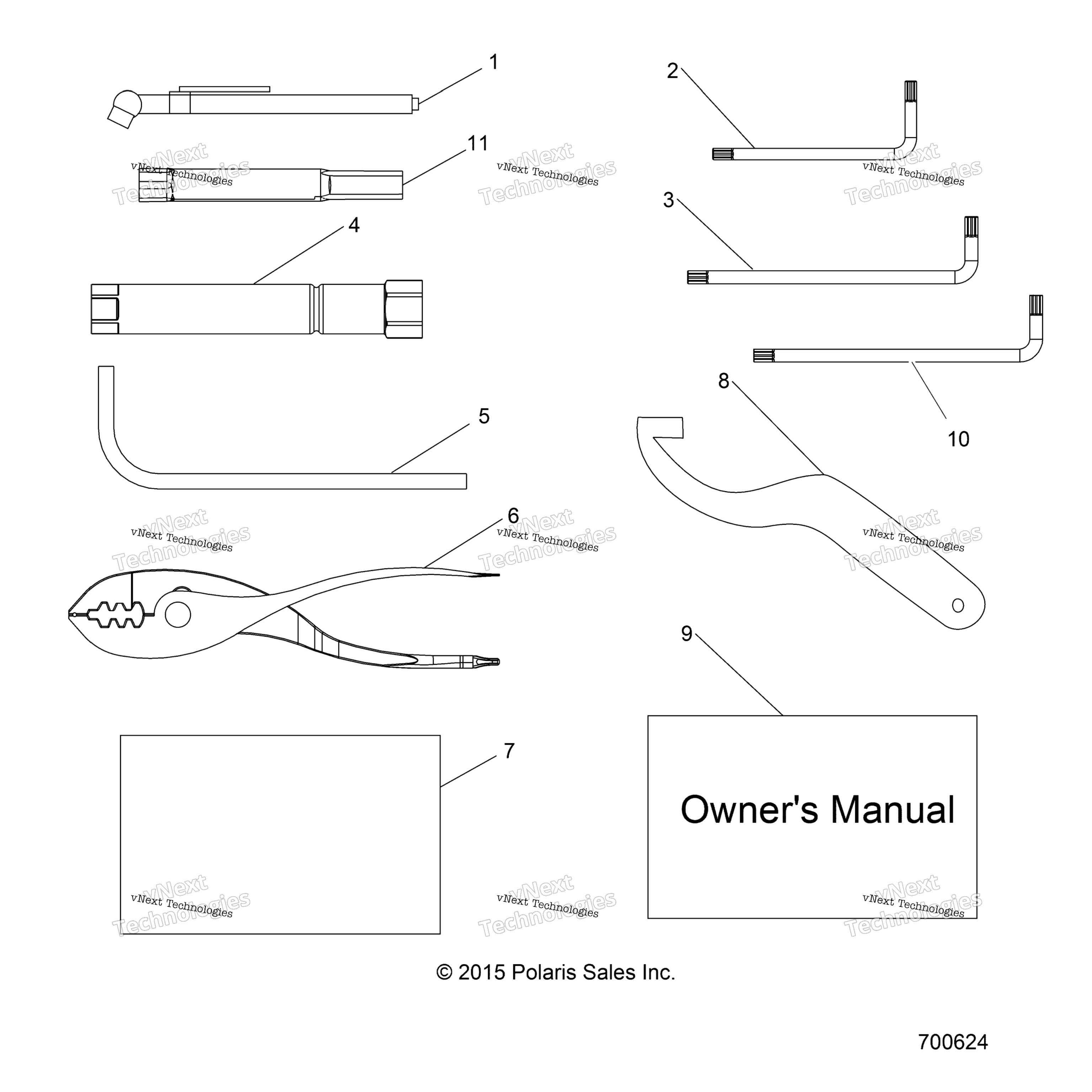 Reference, Owners Manual и инструмент комплект