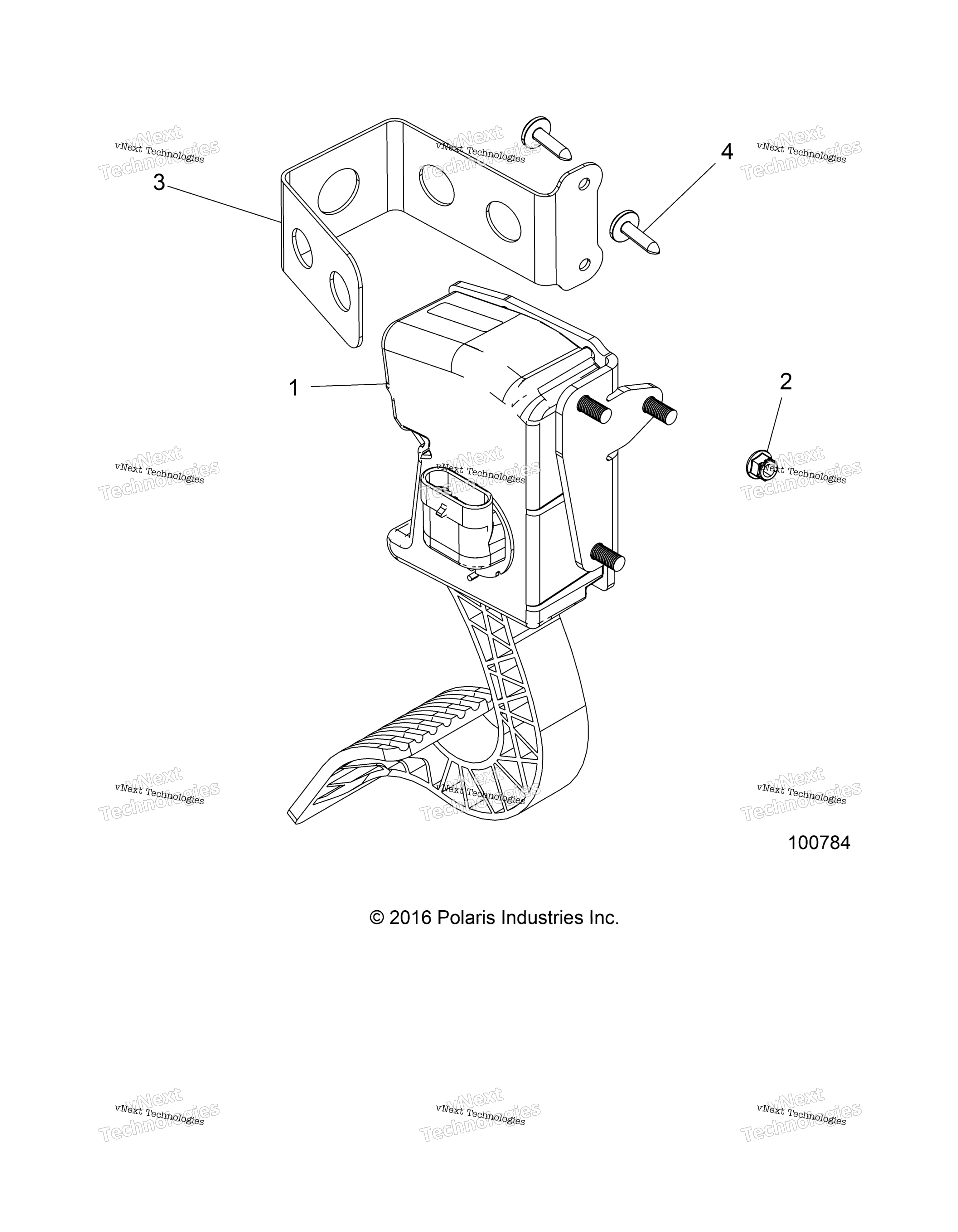 Engine, Throttle Pedal и Mount
