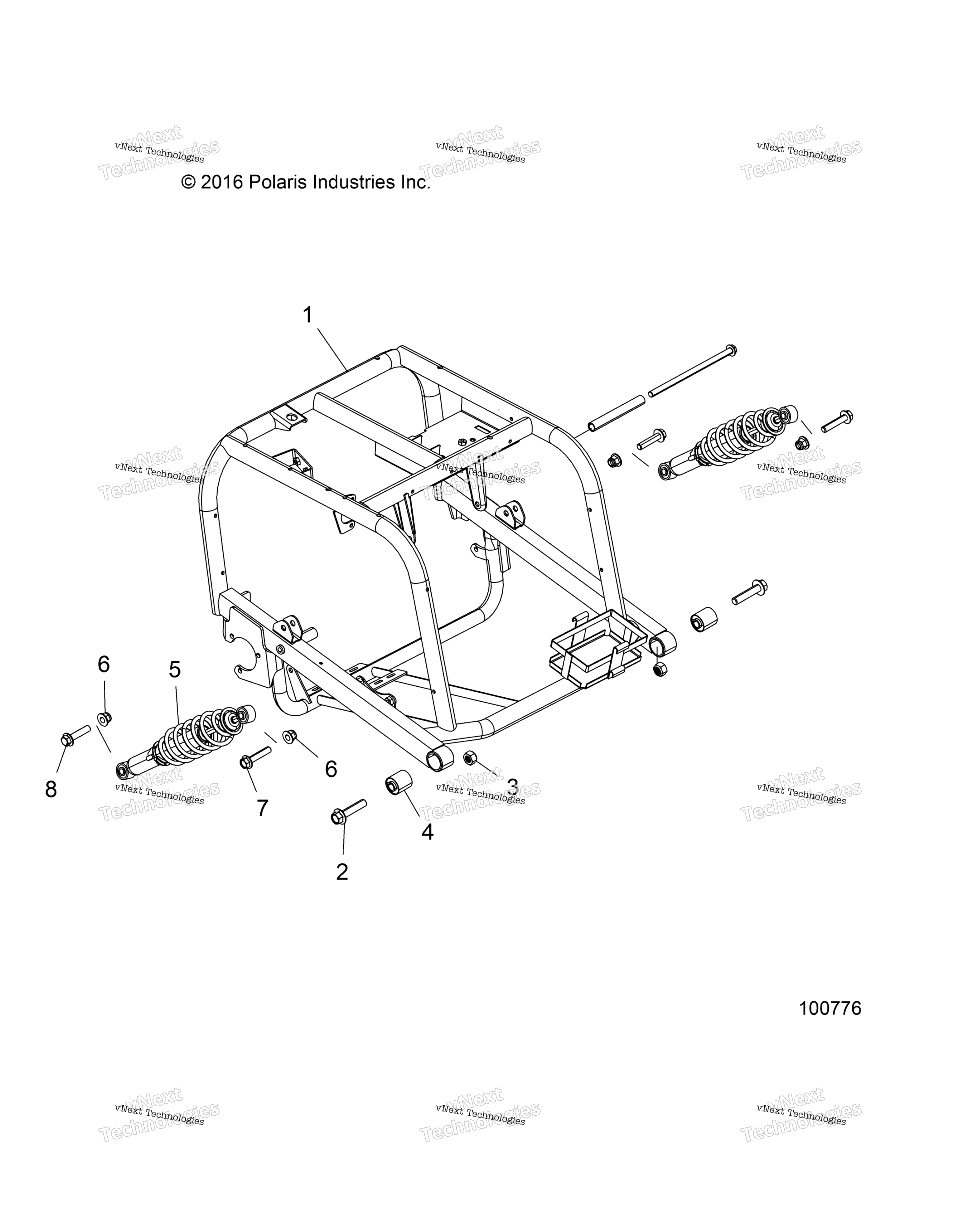 Подвеска, задняя Swing Arm
