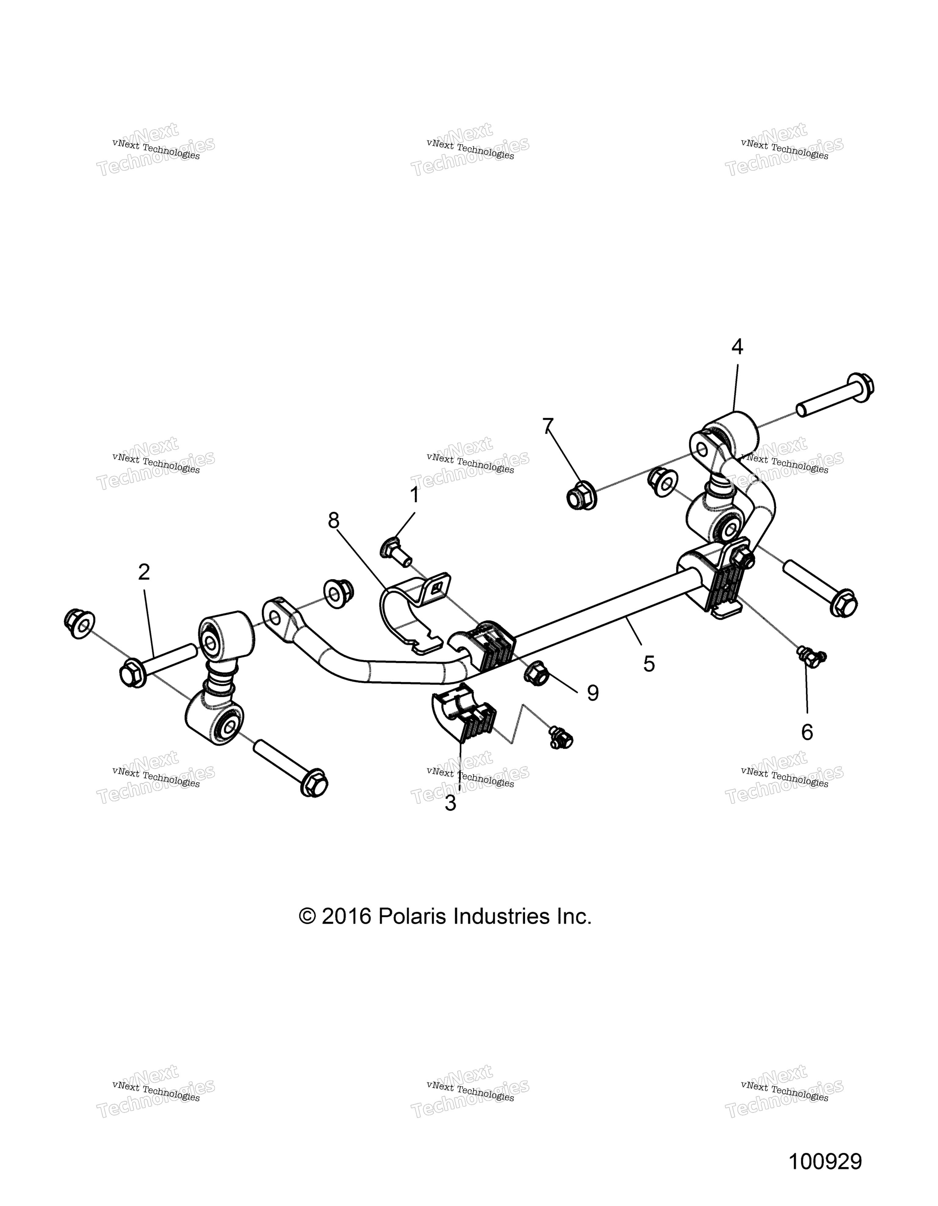 Suspension, Stabilizer Bar, передний