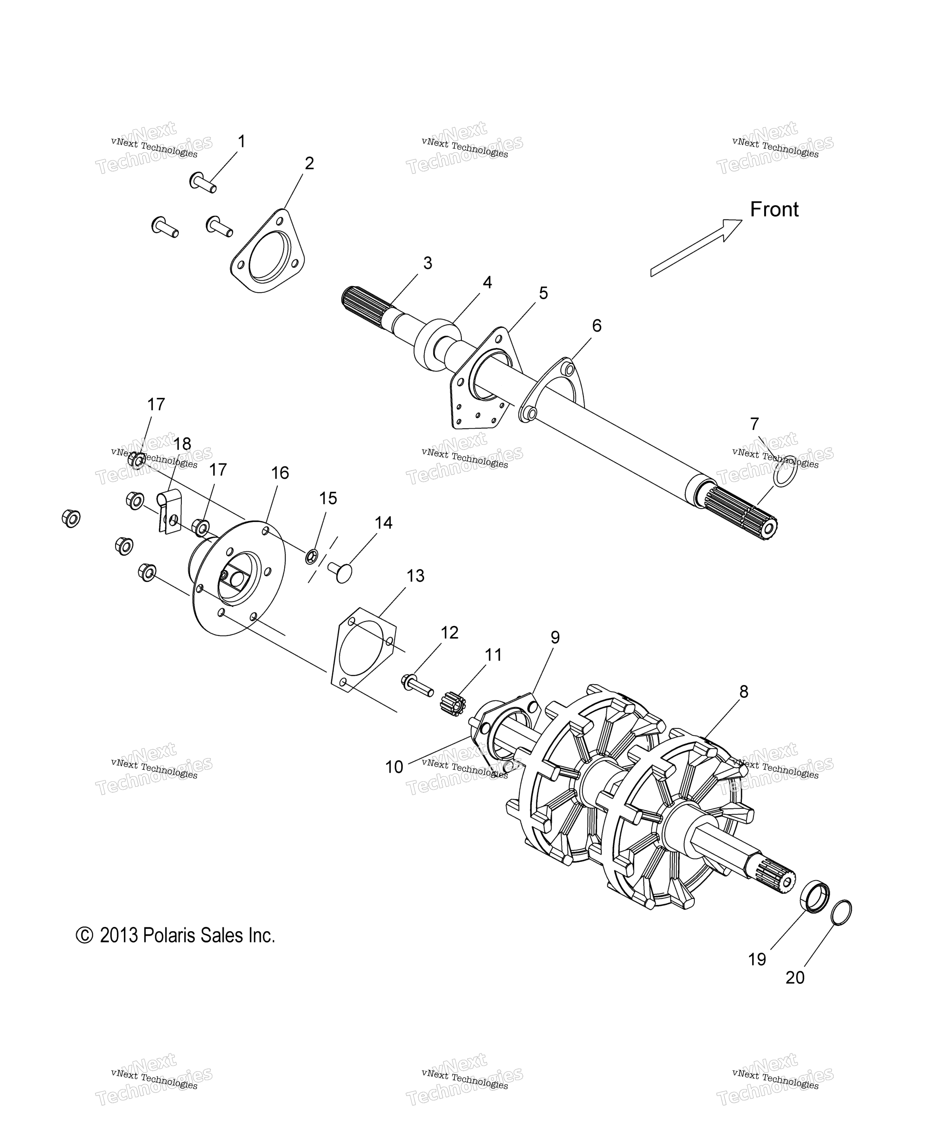 Привод Train, Jackshaft & Driveshaft S18cba5bs/5Be All Options