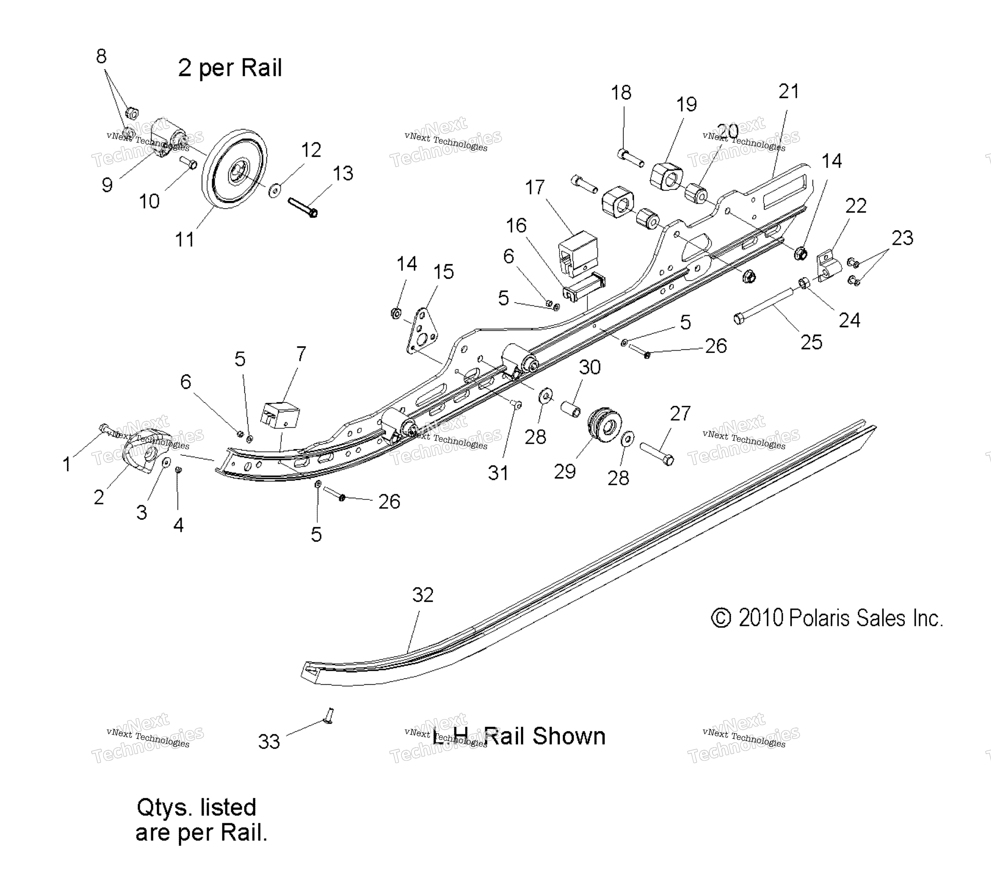 Suspension, Rail крепление S18cba5bs / 5Be All Options