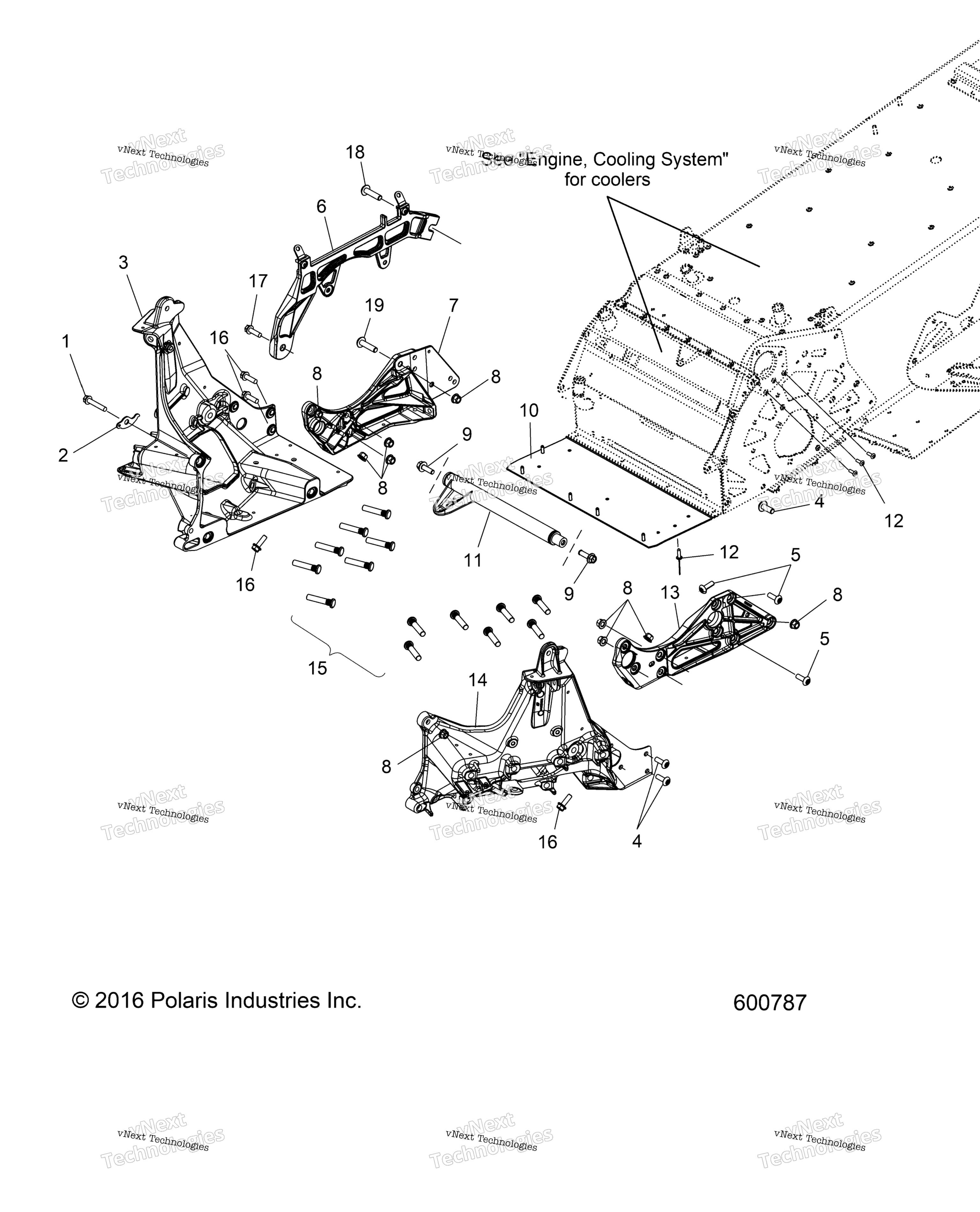 Chassis, Bulkhead Asm. All опции