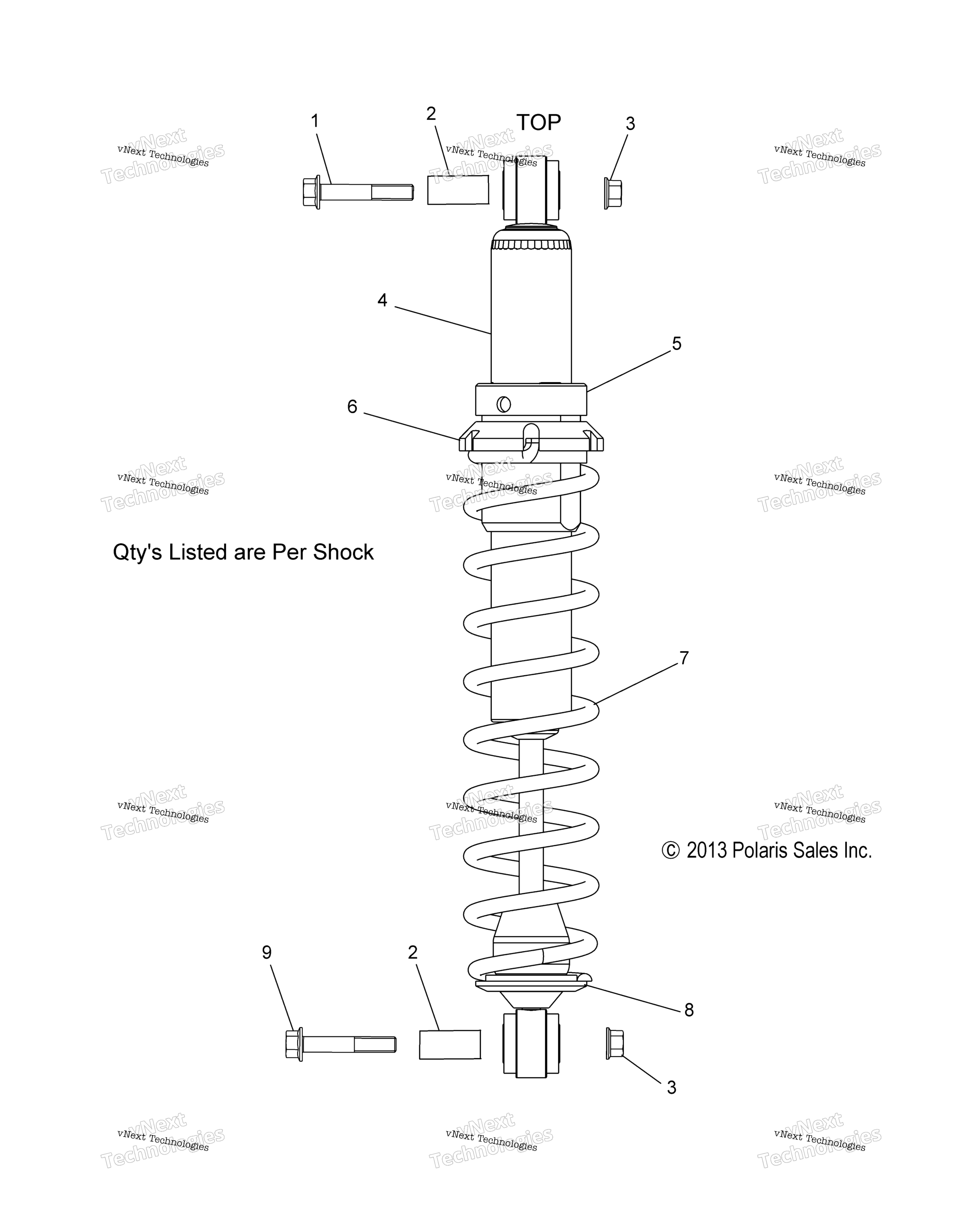 Suspension, Shock, Ifs All опции (49Snowshockifs)