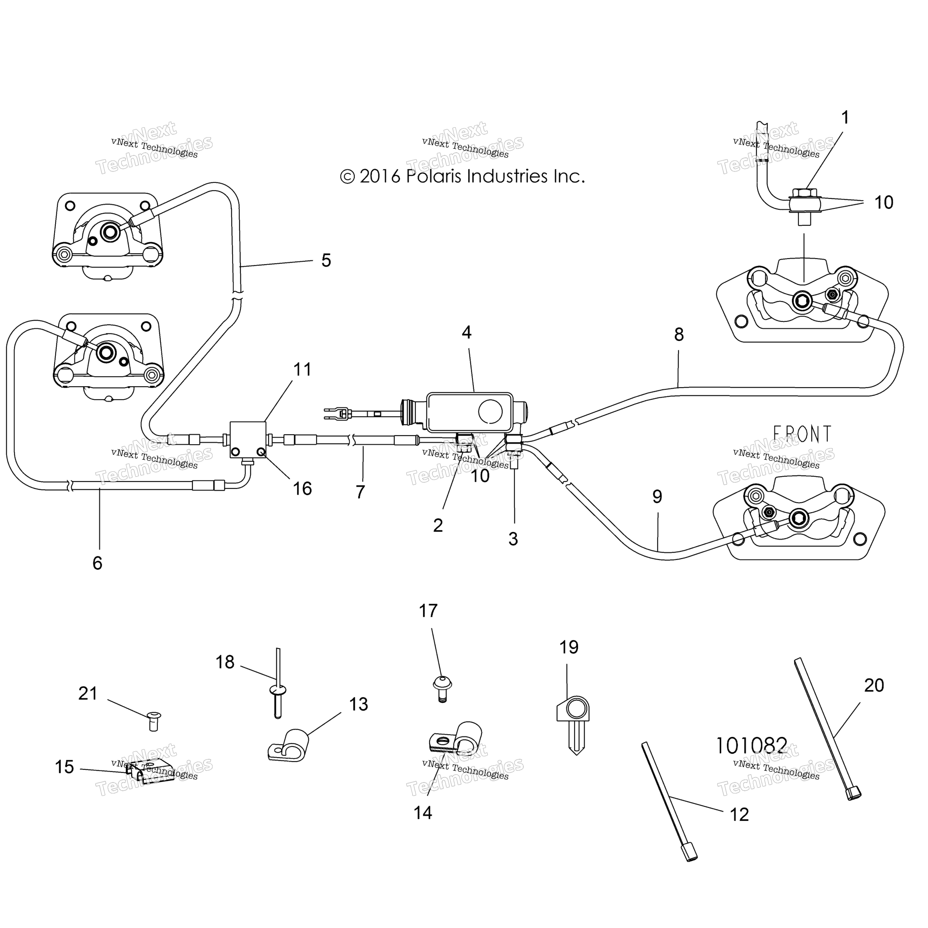 Тормоза, тормозные шланги And Master Cylinder