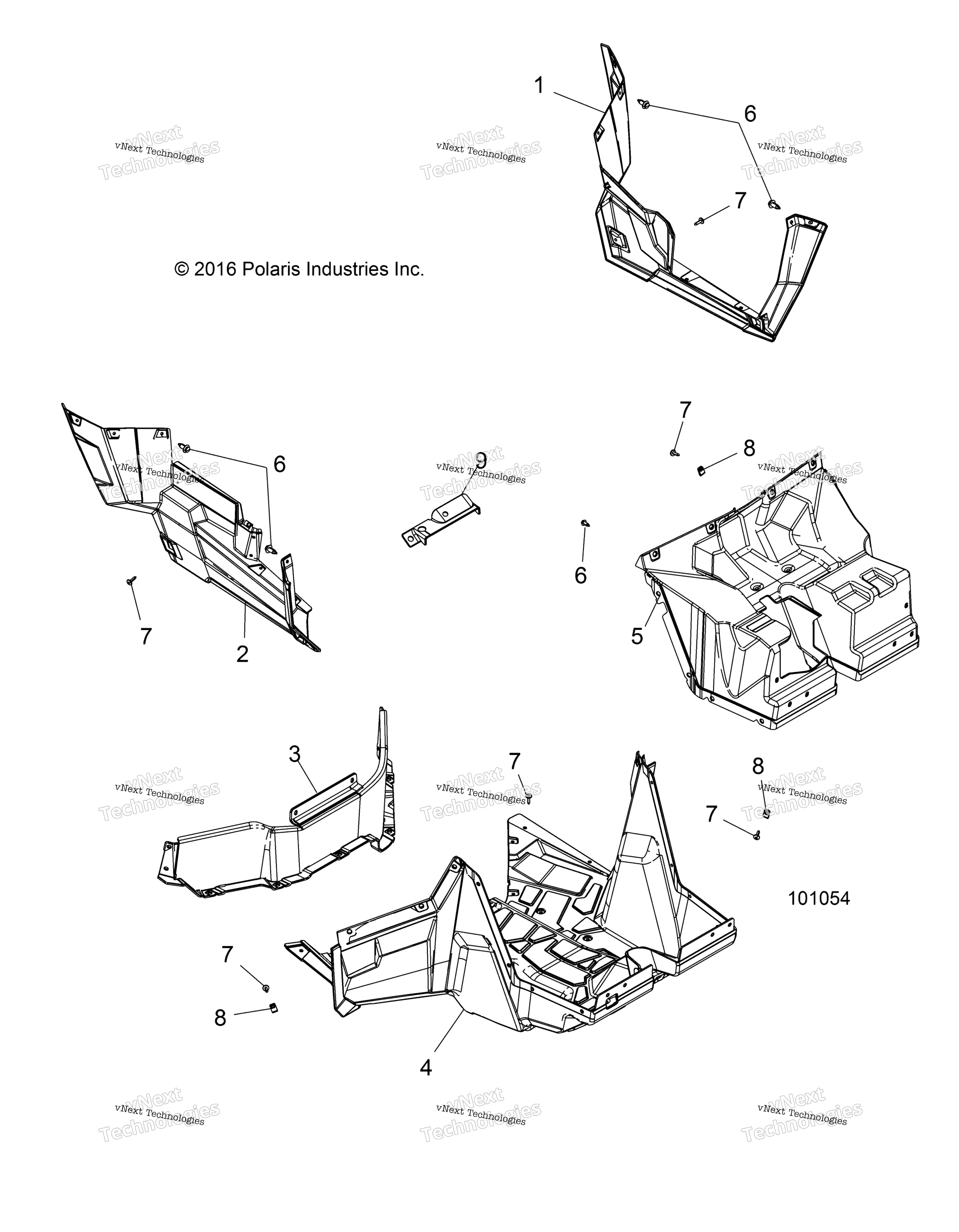 Body, Floor и Rocker Panels
