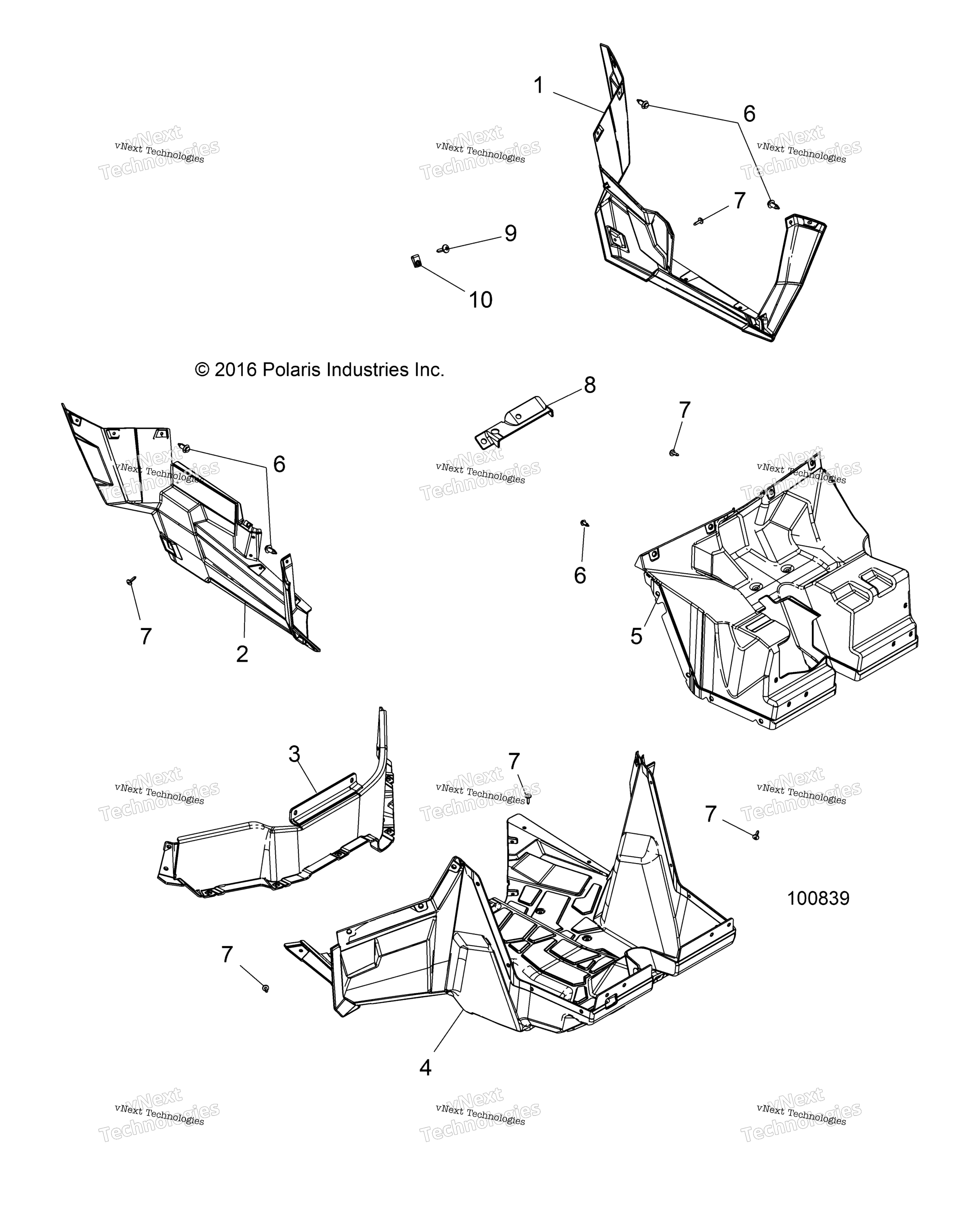 Body, Floor и Rocker Panels