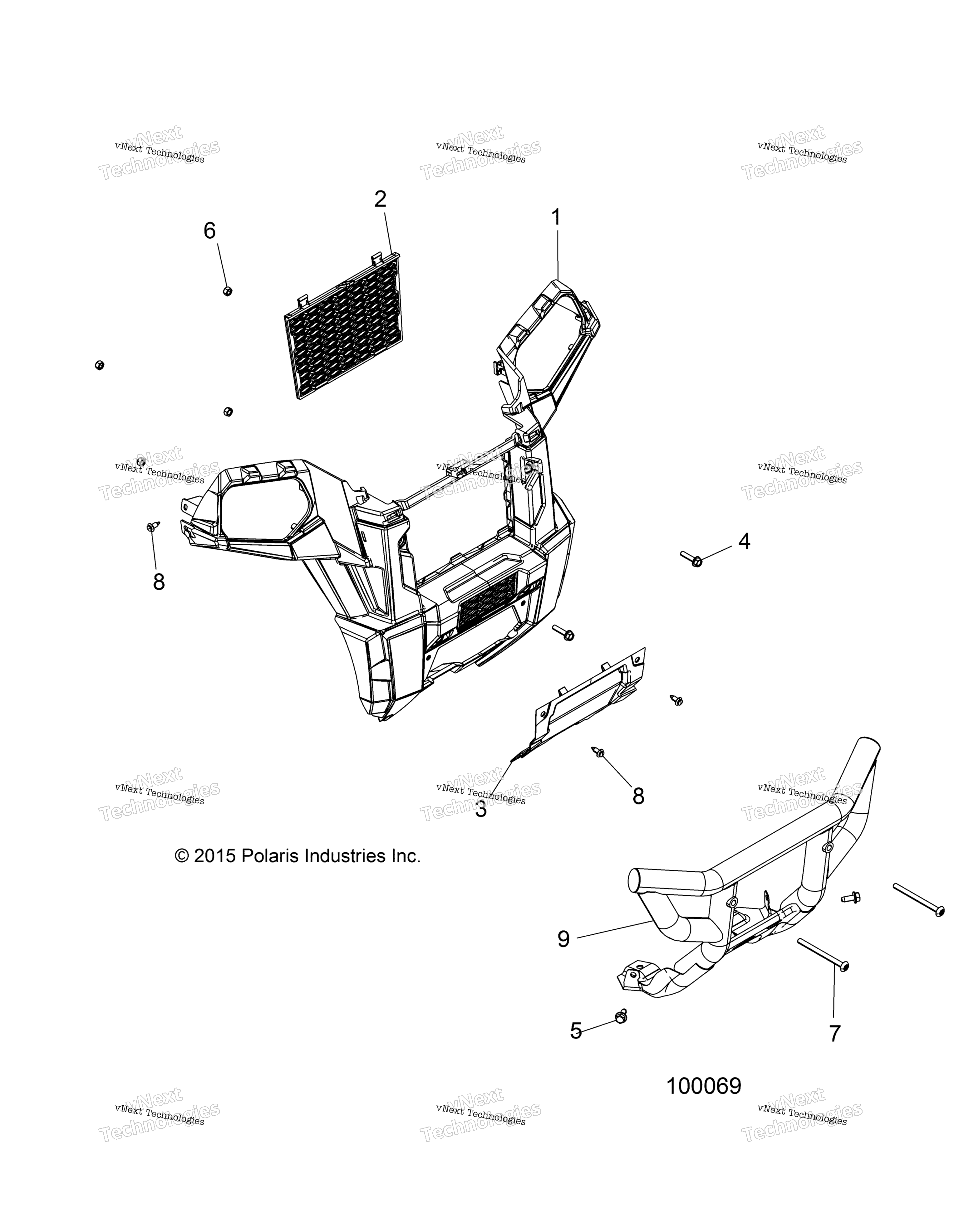 Body, передний Bumper