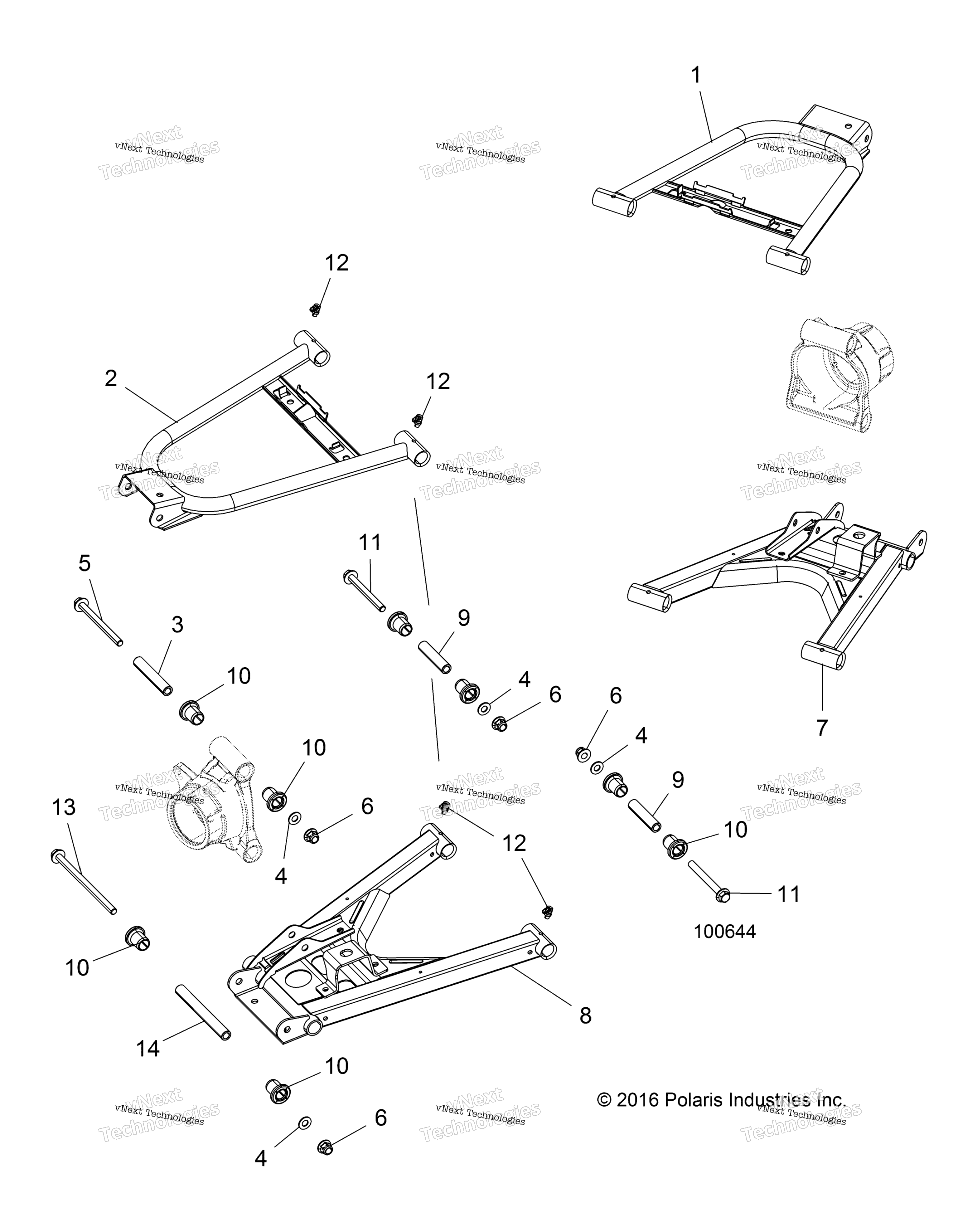Подвеска, задняя Control Arms