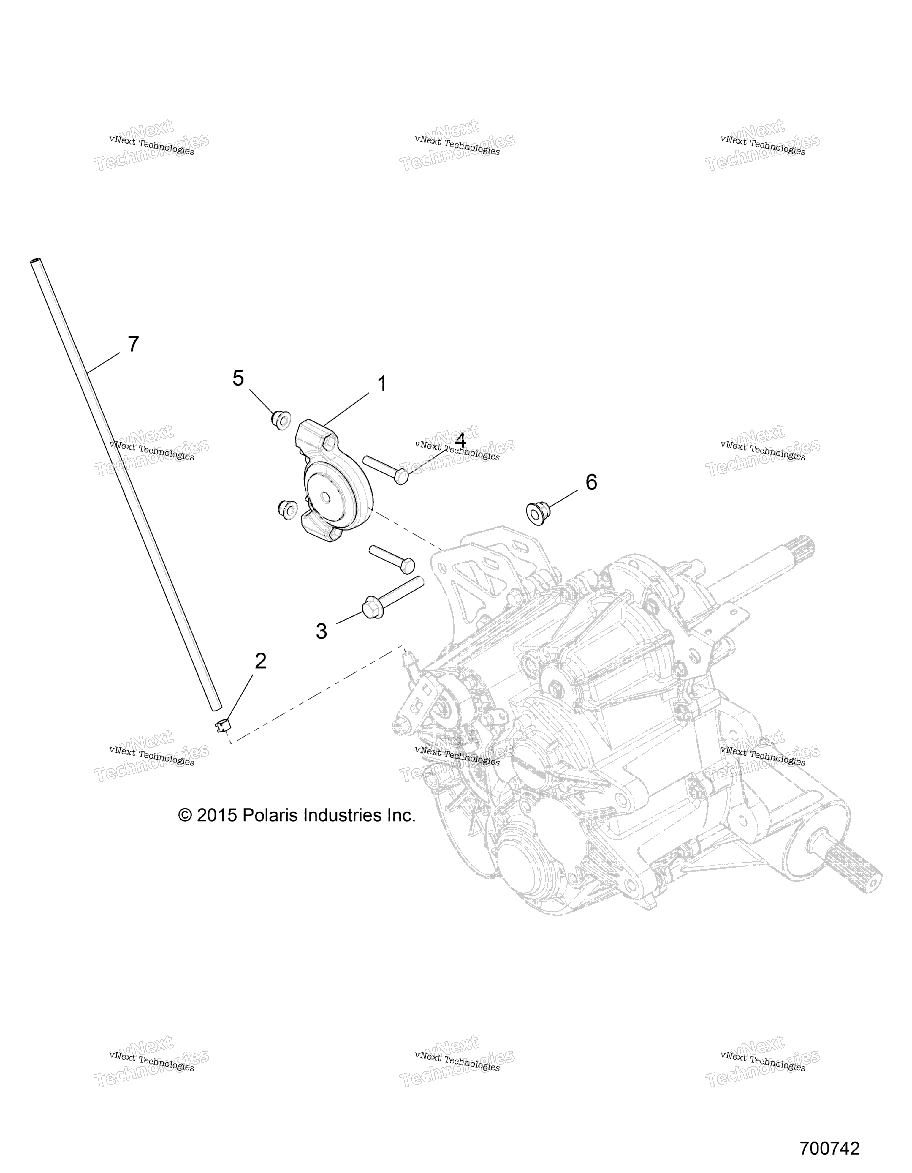 Трансмиссия, главный редуктор Mounting