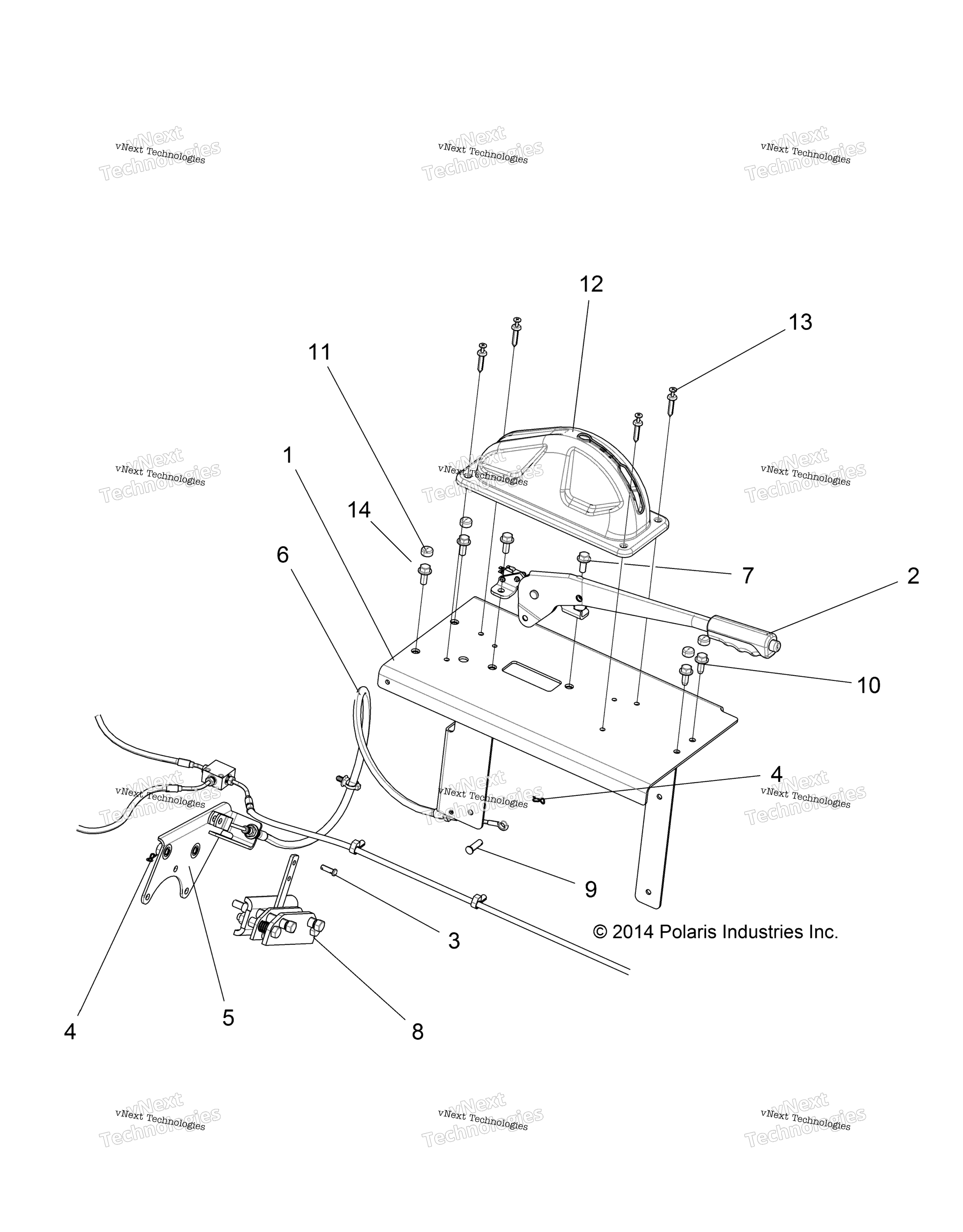 Brakes, Park тормоз Asm