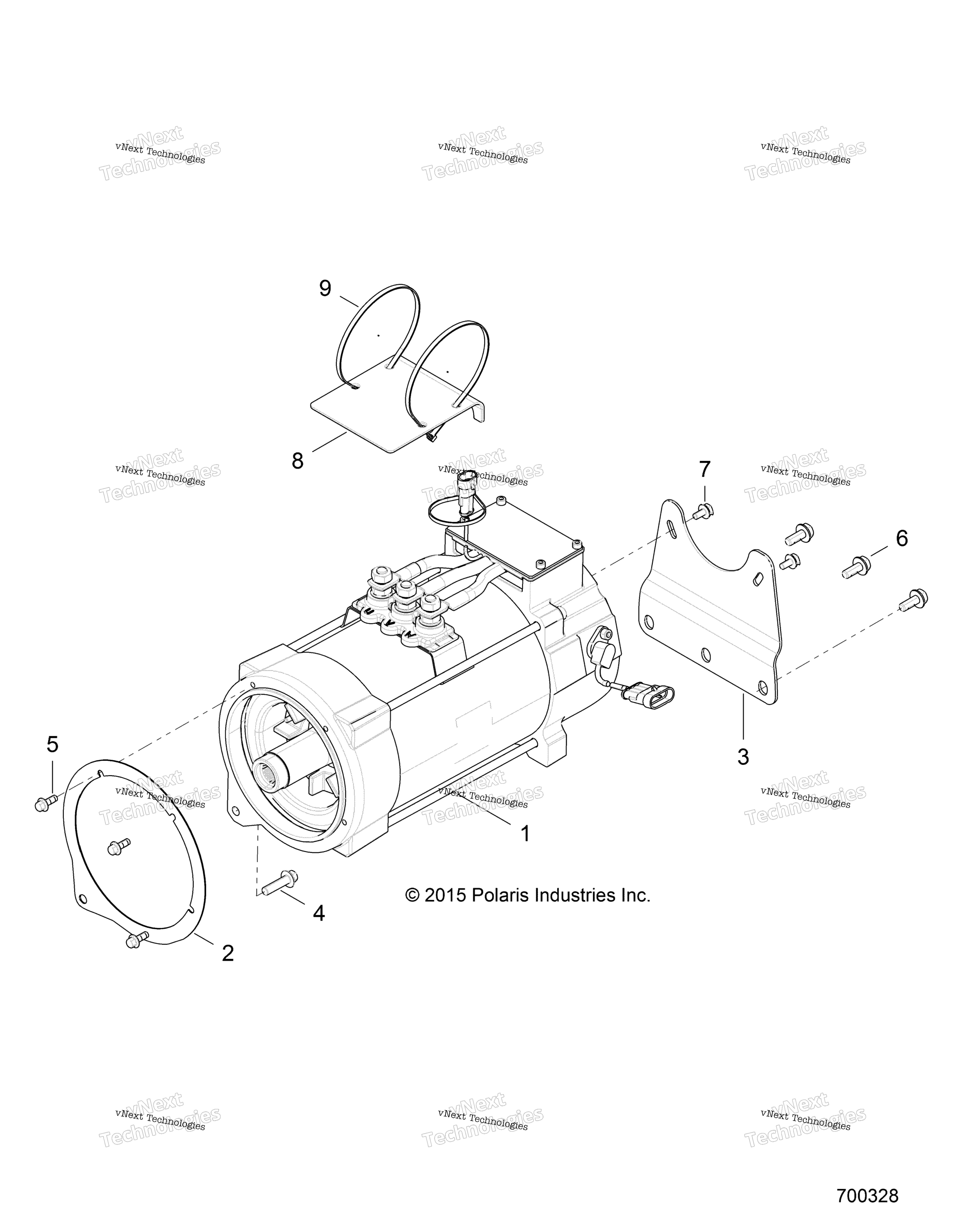 электрооборудование Motor, 48 Vac