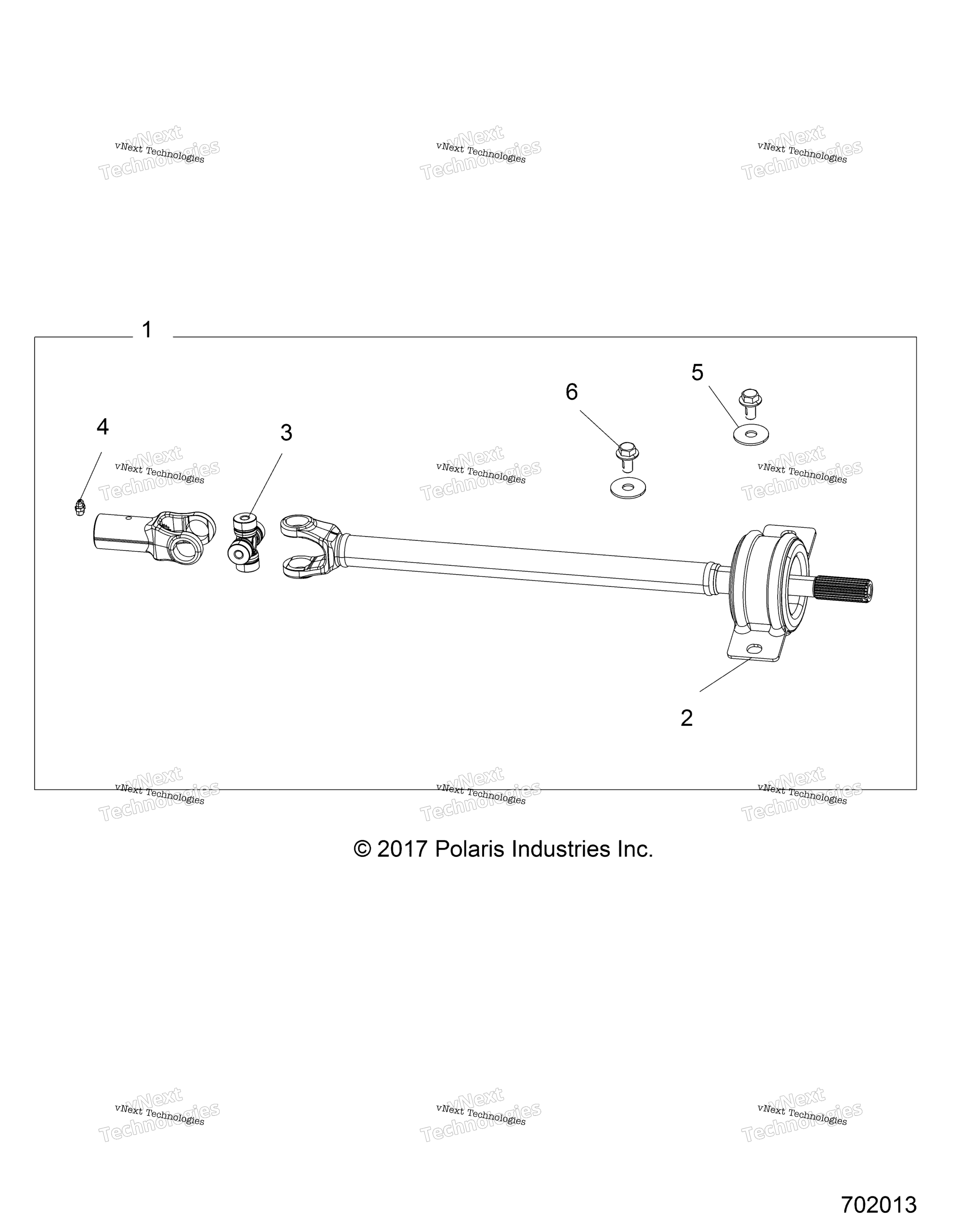 Привод Train, Mid Prop Shaft