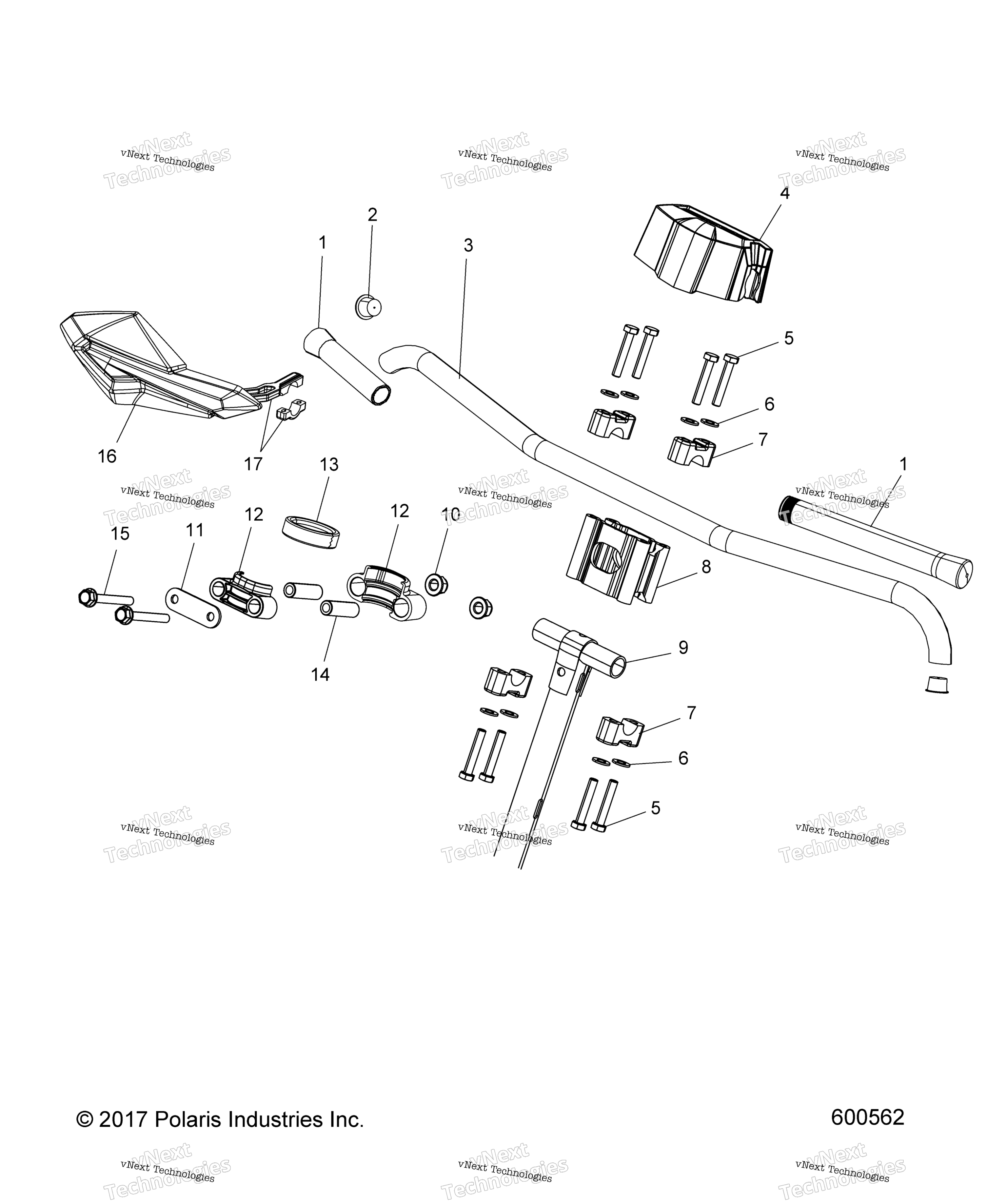 Steering, Upper & руль Asm