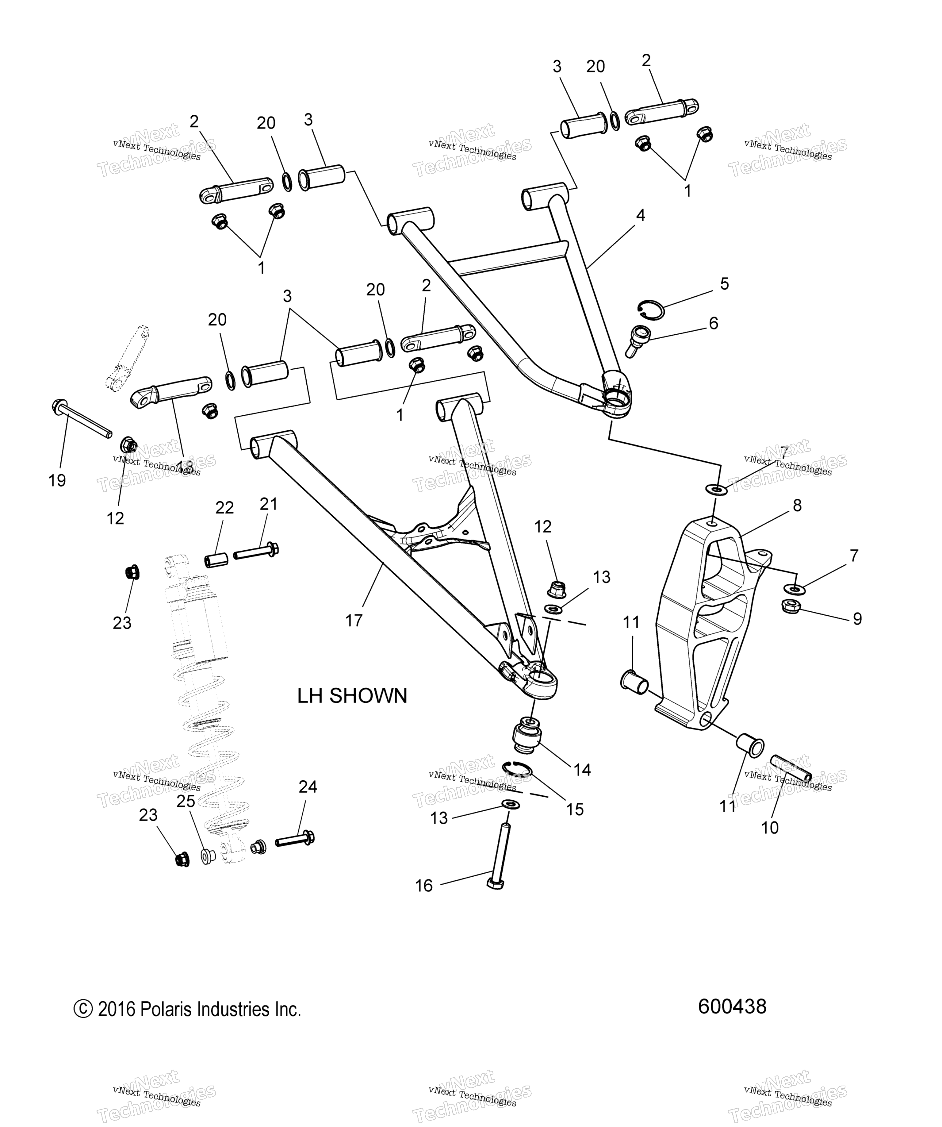 Suspension, управление Arms & Spindle All Options