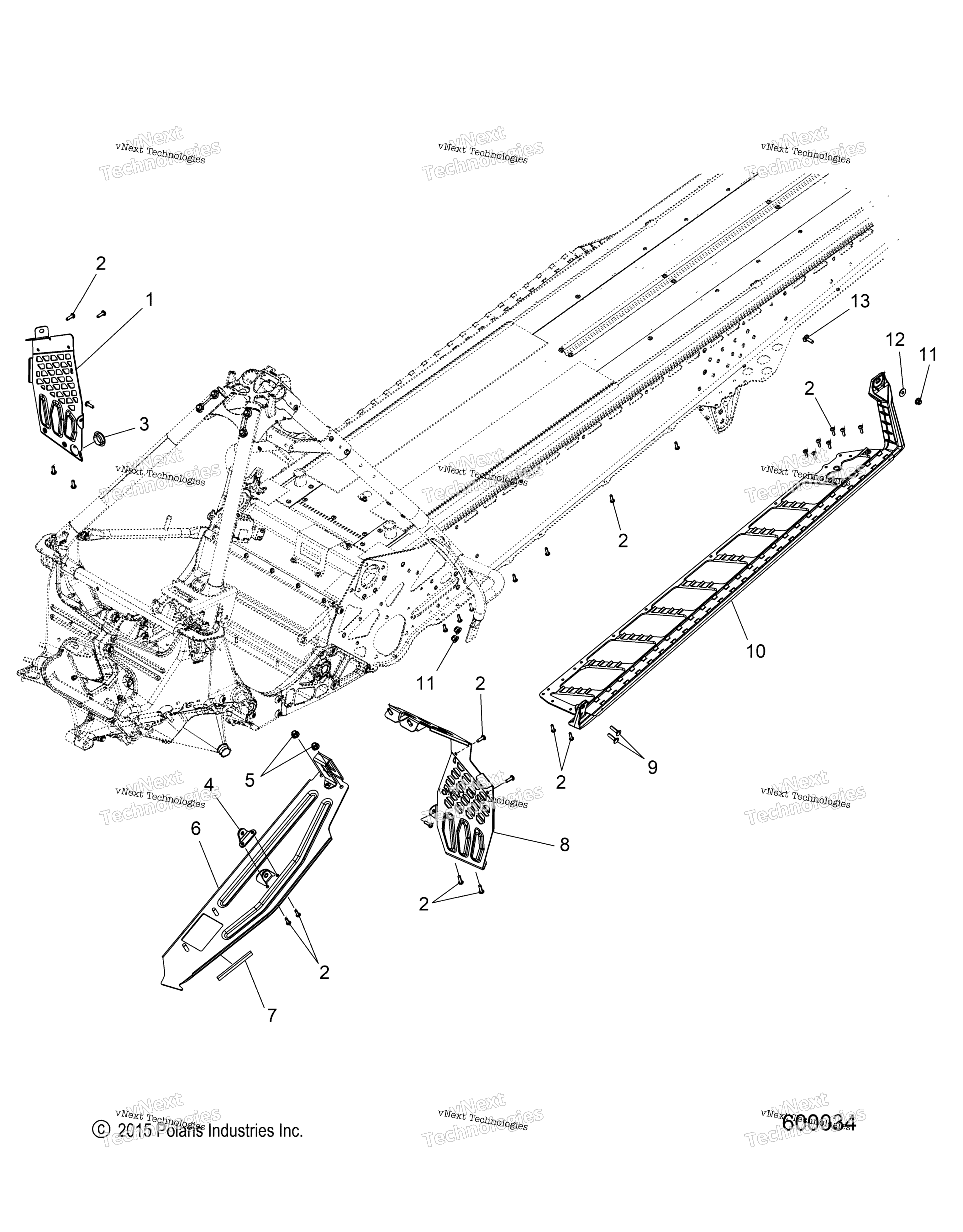 Chassis, сцепление защита & Footrests All Options