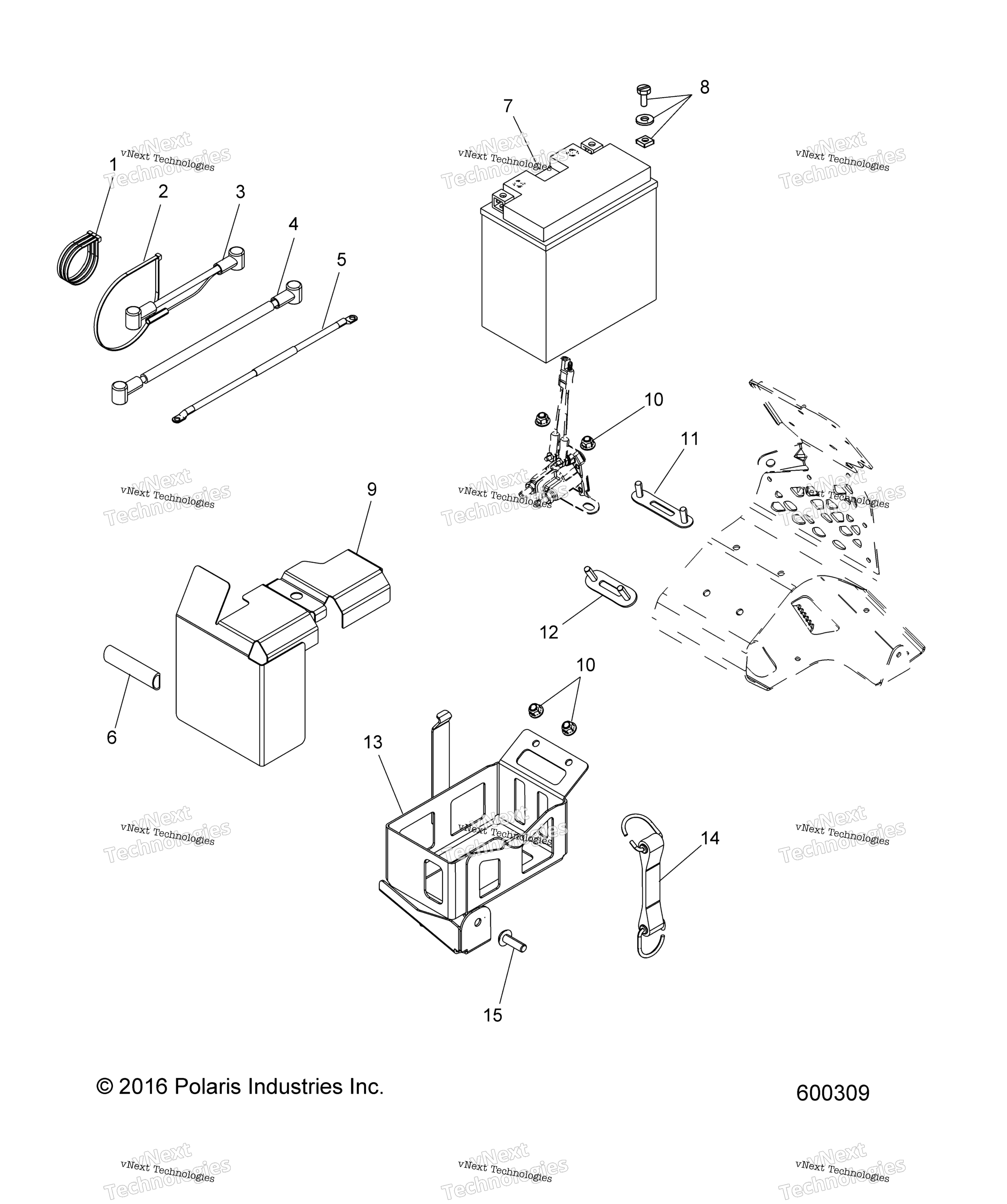 Electrical, аккумулятор / Box & Cables