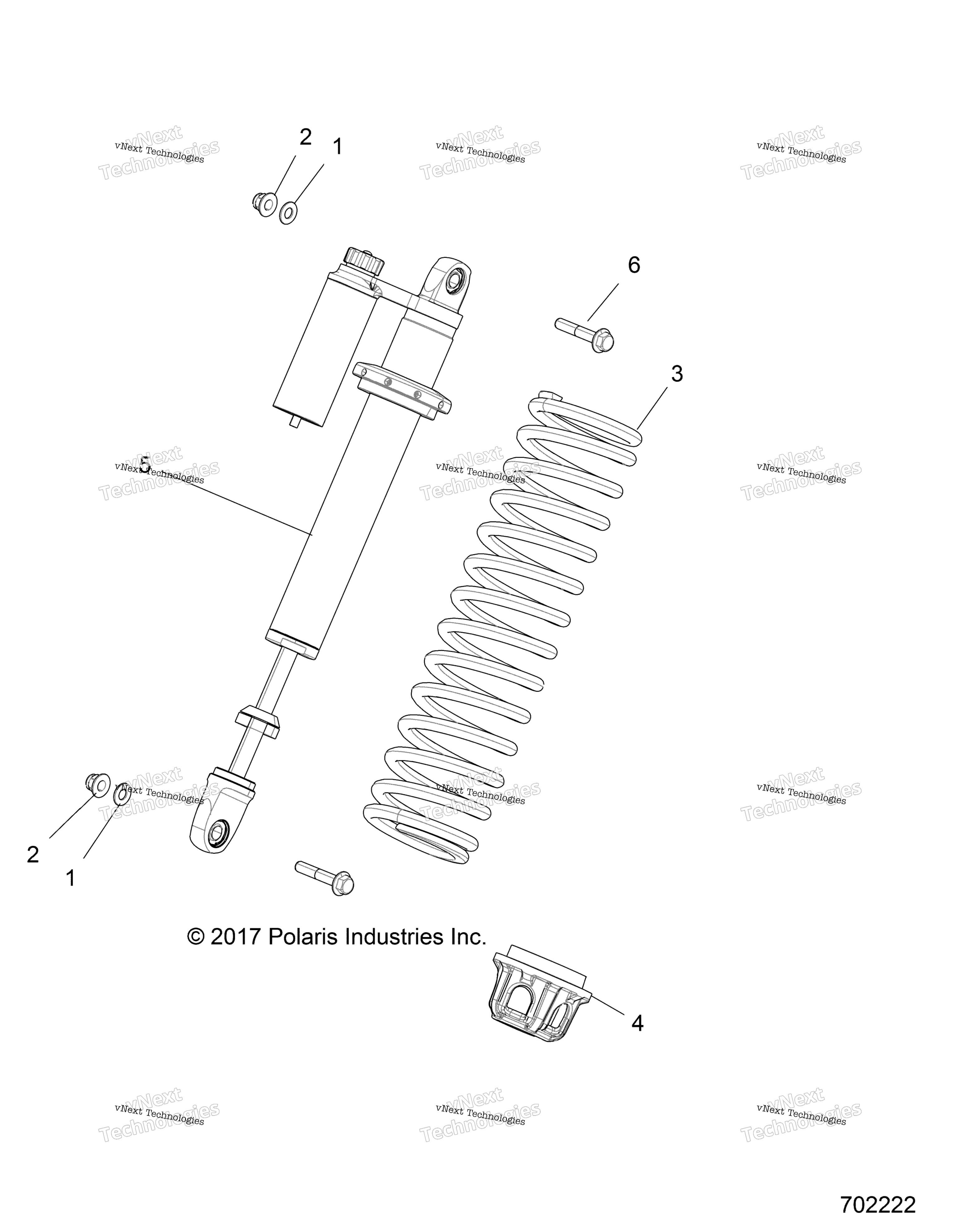 Подвеска, передний амортизатор Mounting