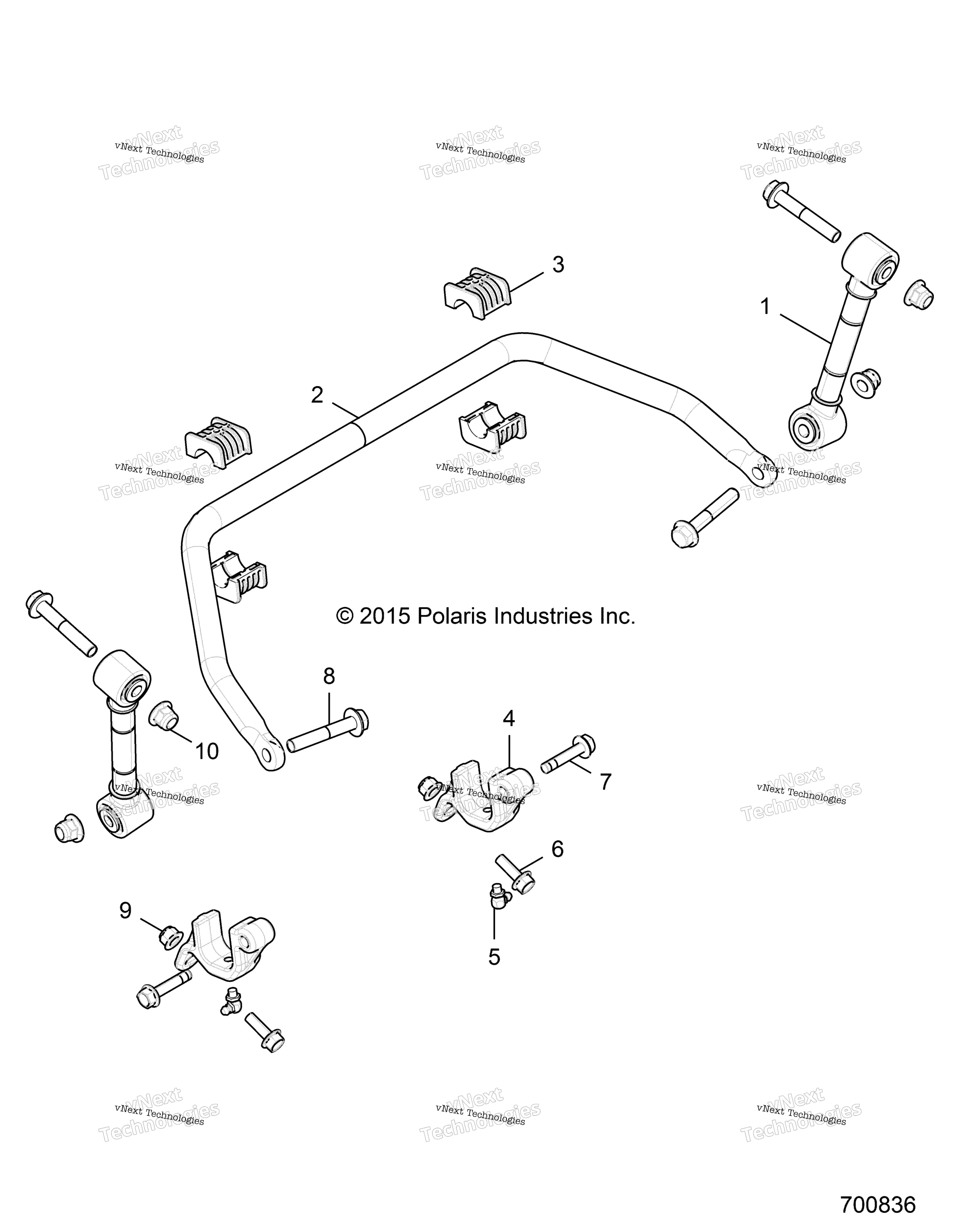Suspension, Stabilizer Bar, передний