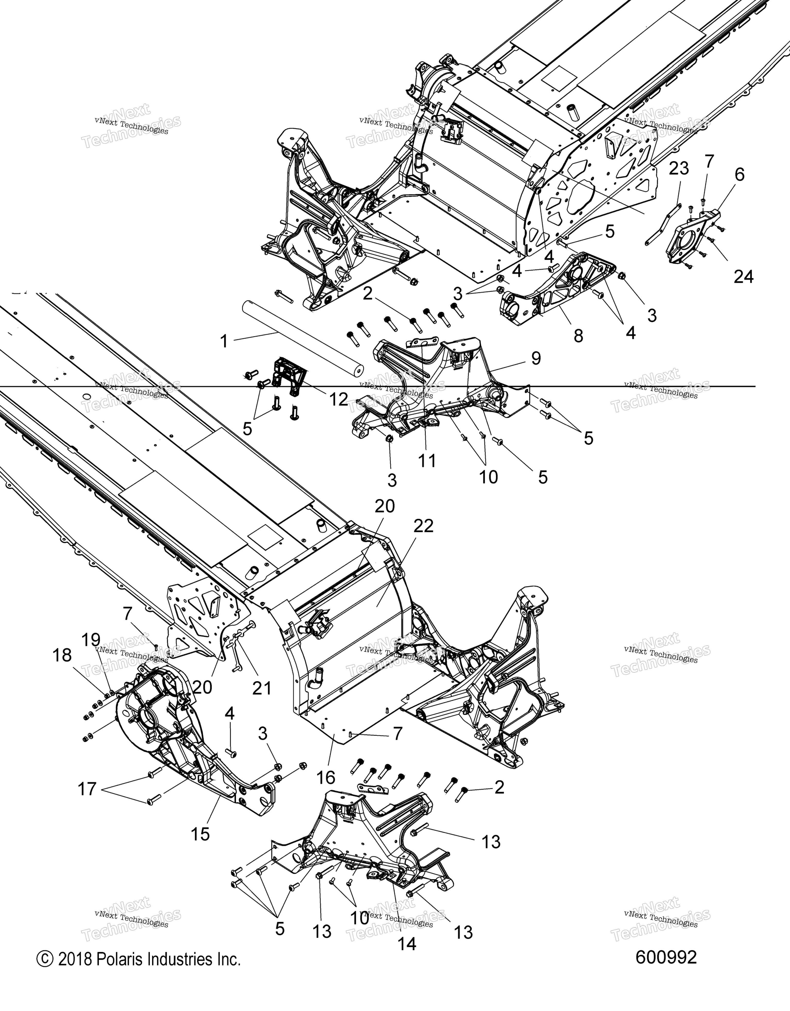 Chassis, Bulkhead Asm. All опции