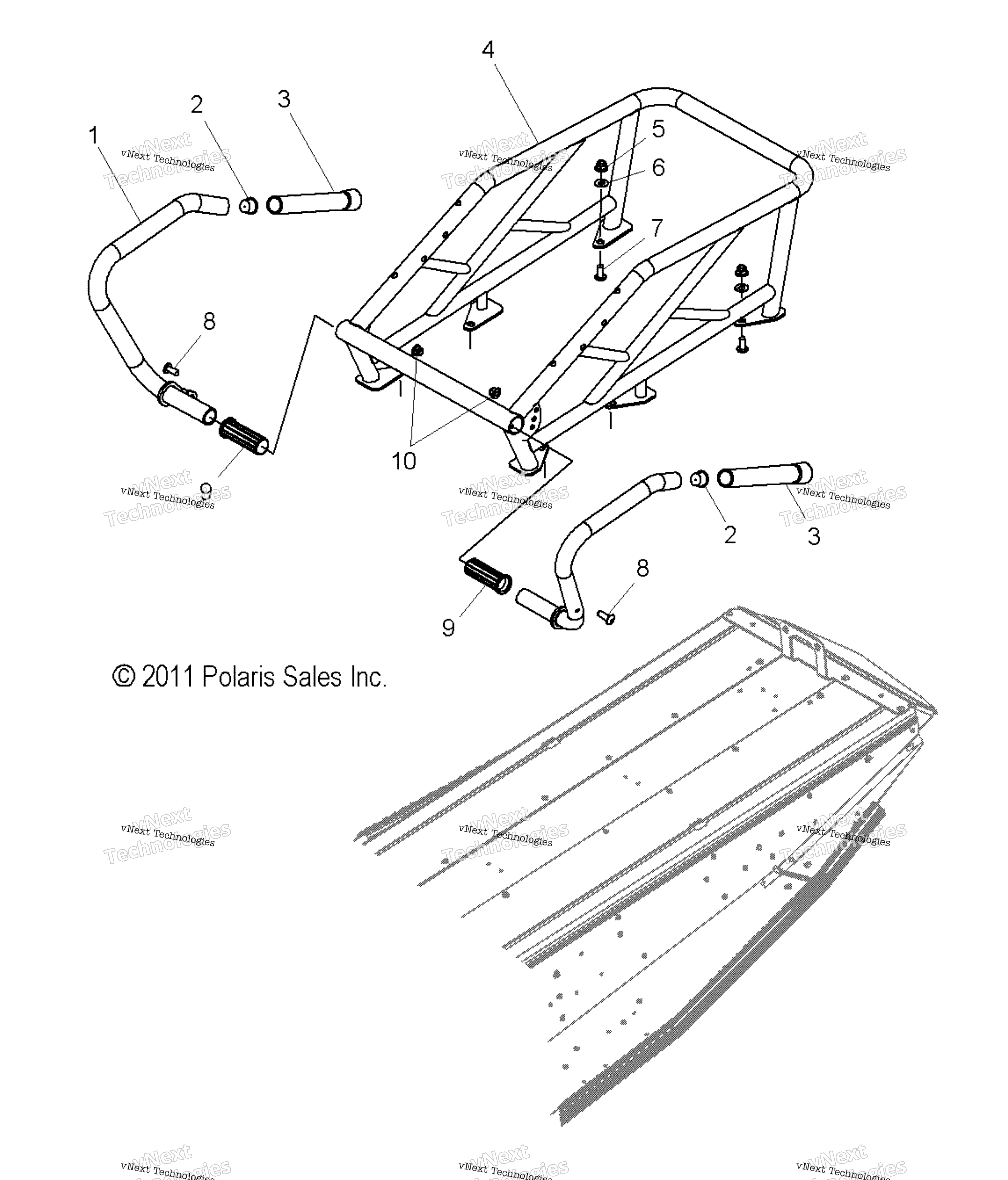 Chassis, полка & Passenger Hand Hold All Options