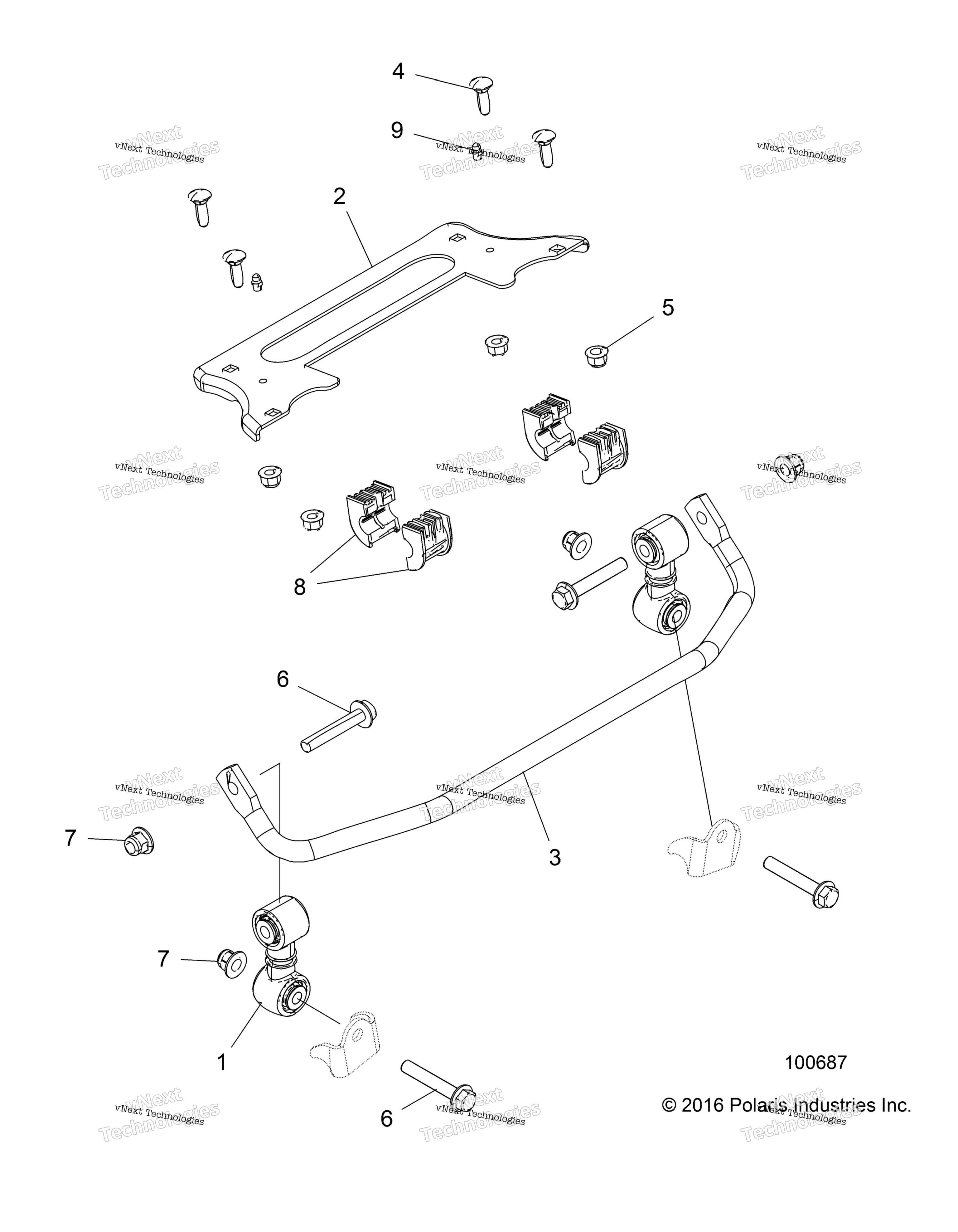 Suspension, Stabilizer Bar, передний