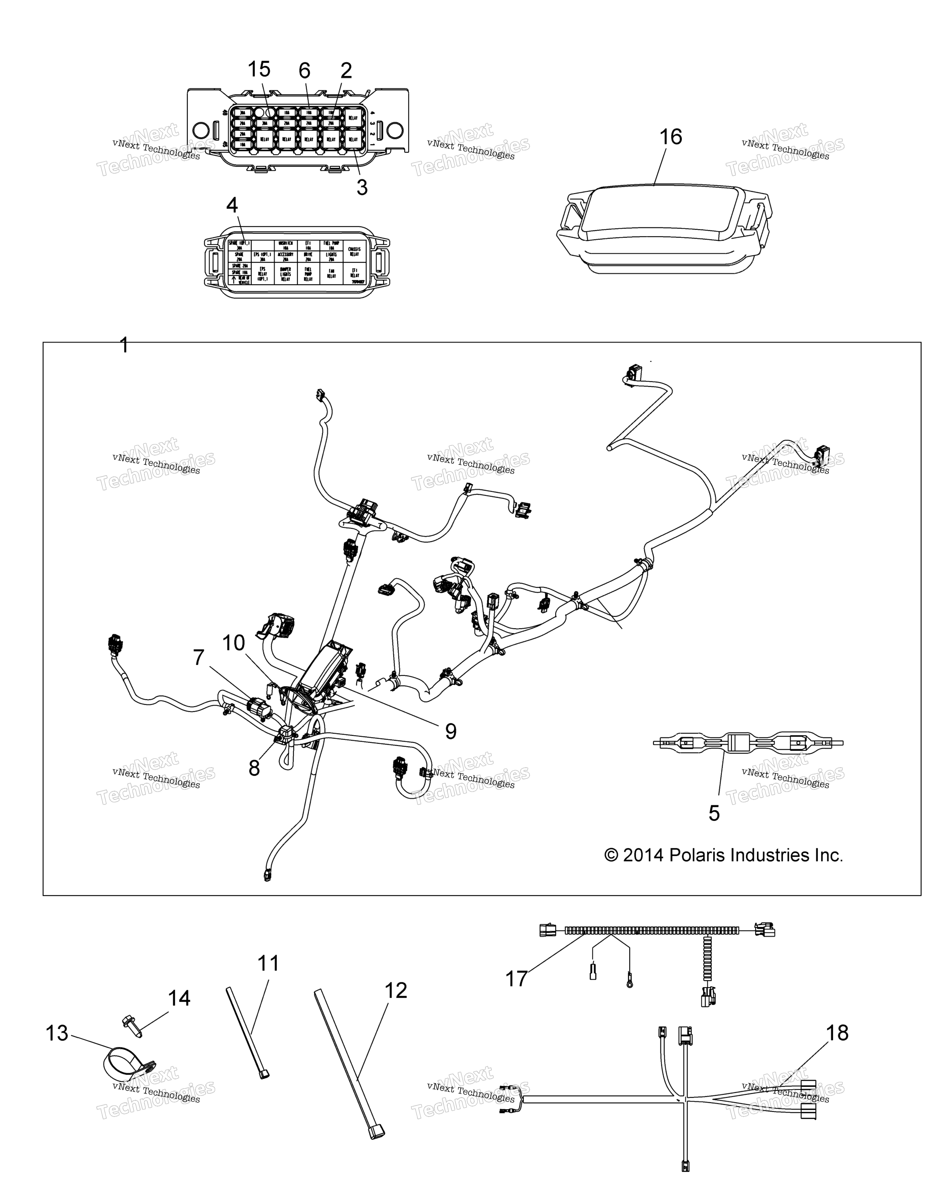 Electrical, Main Wire жгут