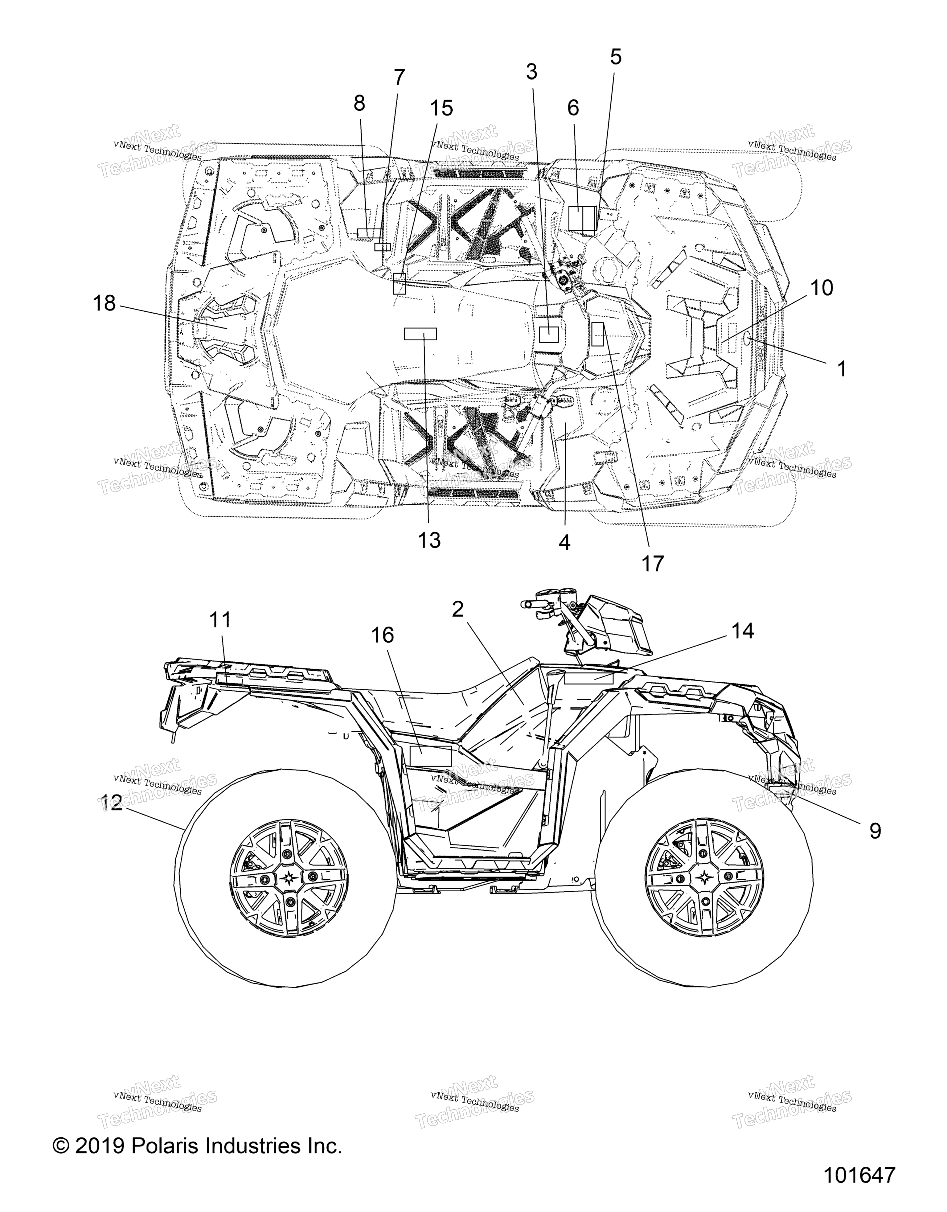 Body, наклейки A19sxa85b1 / B4 / Sxe85bc / B9 / Zbj