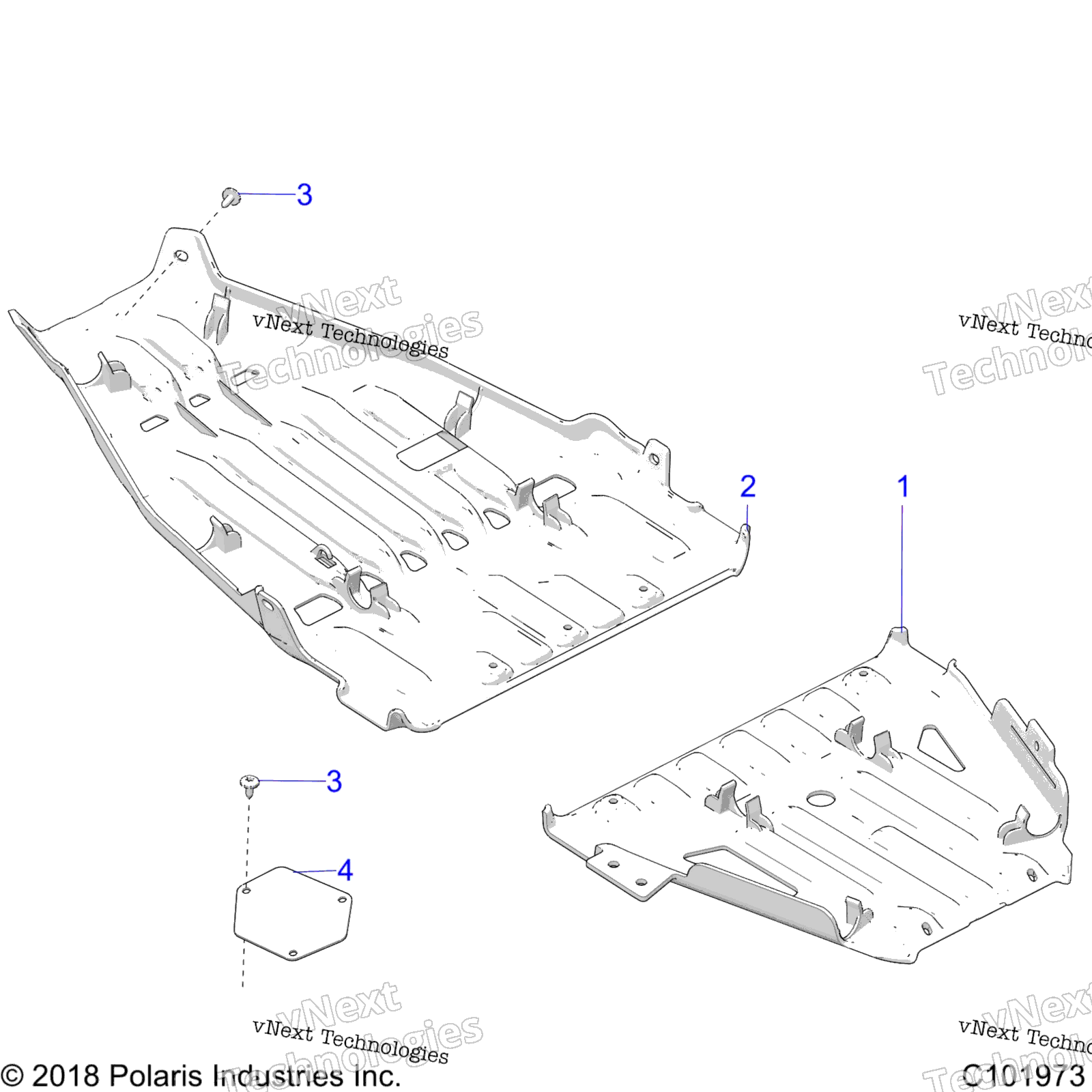 Body, Skid Plates A19sxa85b1 / B4 / Sxe85bc / B9 / Zbj