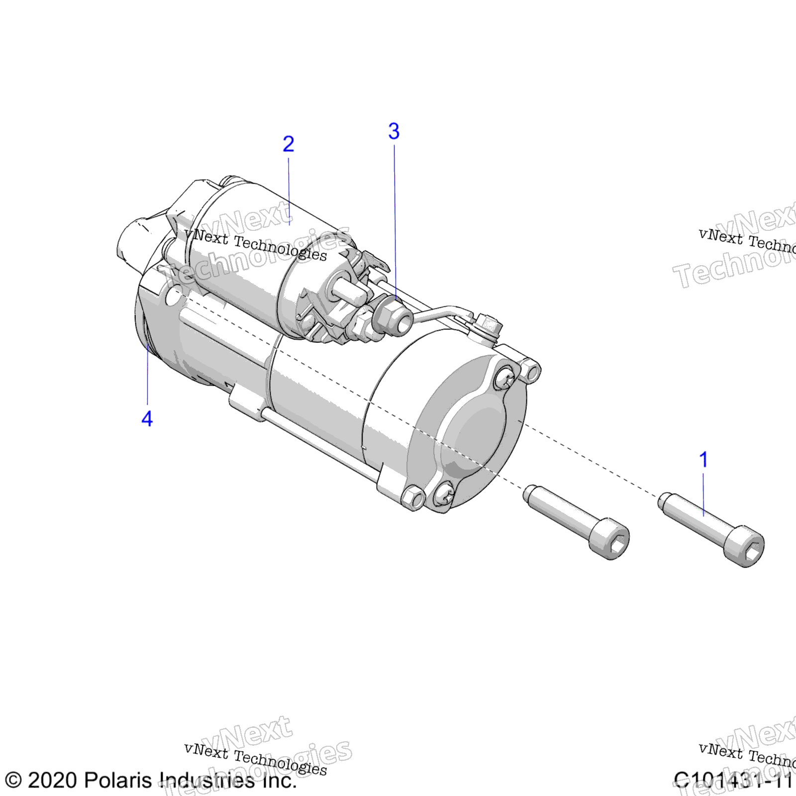 Engine, Starting System A19sxa85b1 / B4 / Sxe85bc / B9 / Zbj