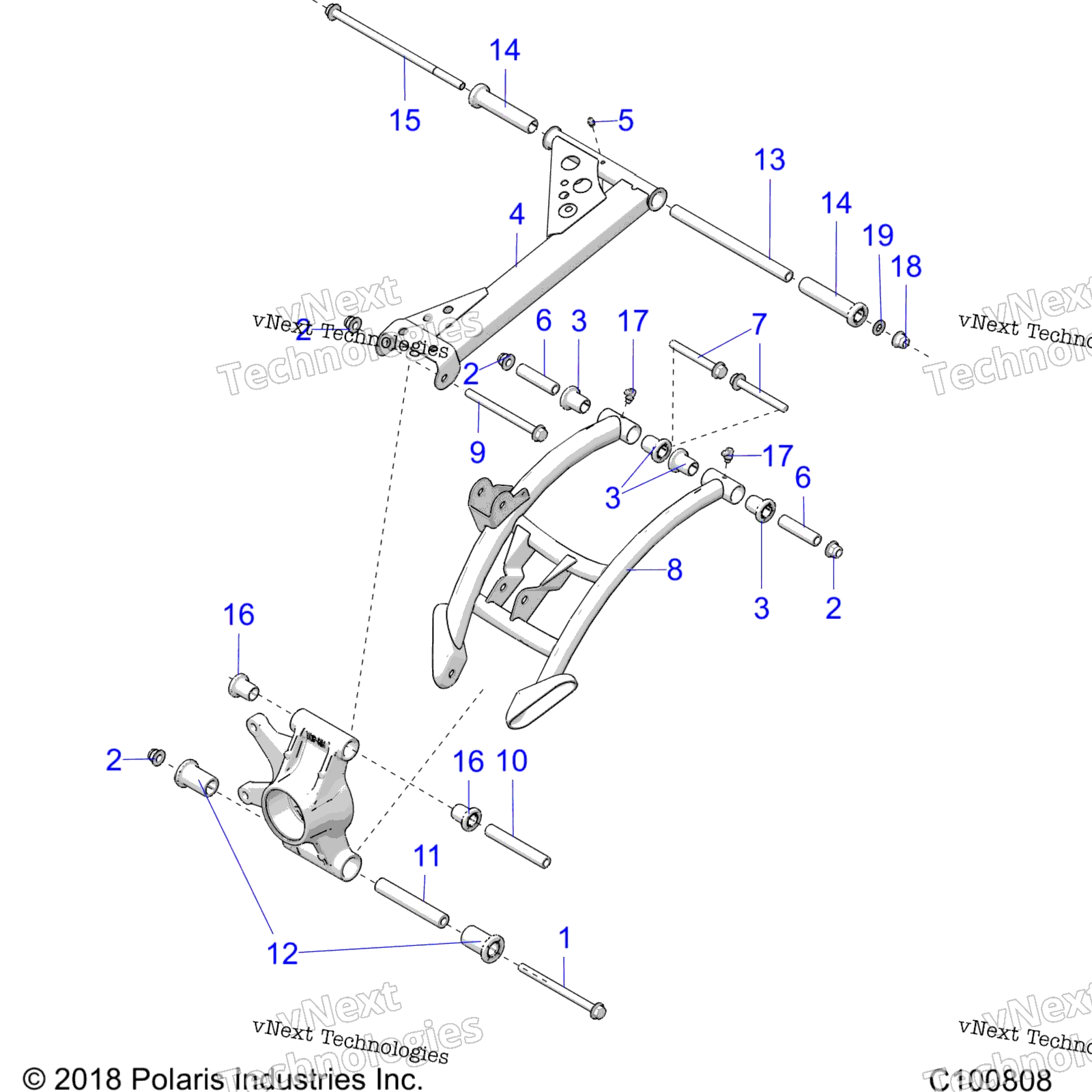 Подвеска, задняя A19sxa85b1/B4/Sxe85bc/B9/Zbj