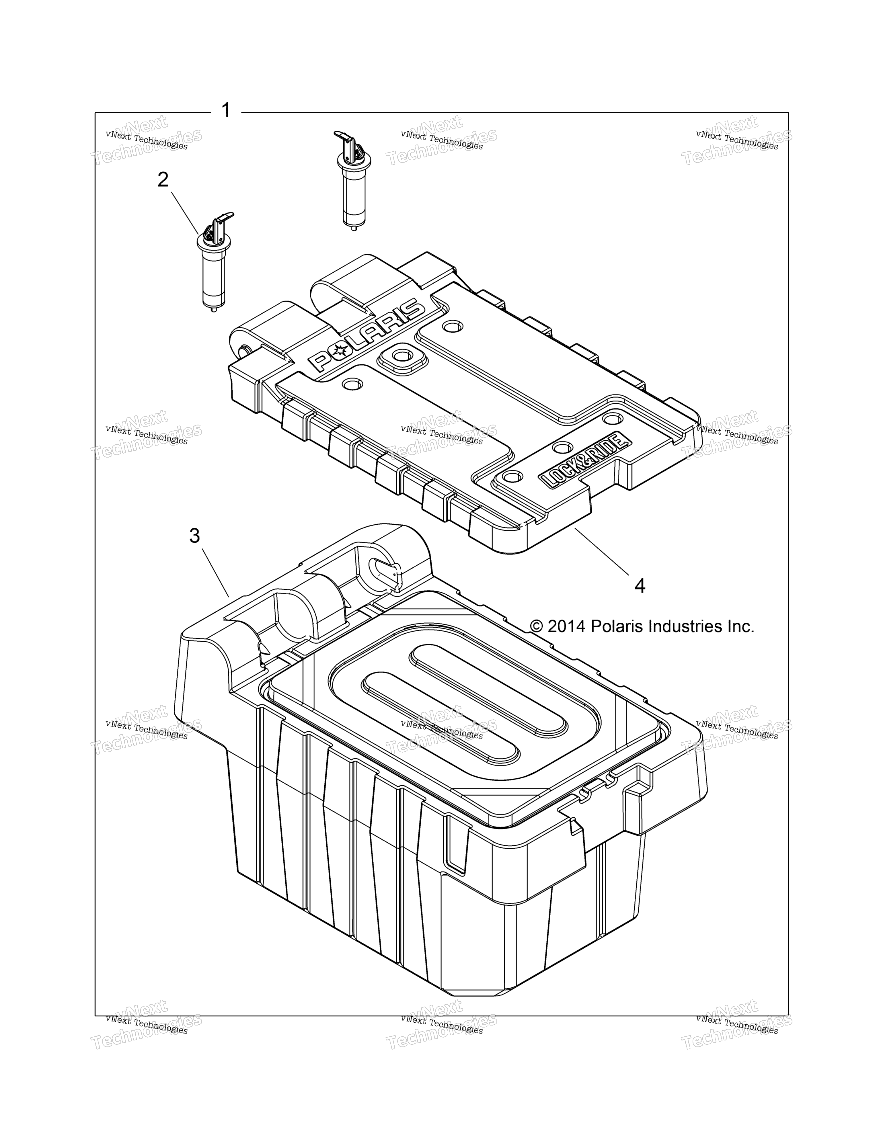 Body, багажник Storage Box R16rtu87a9 / U87ab