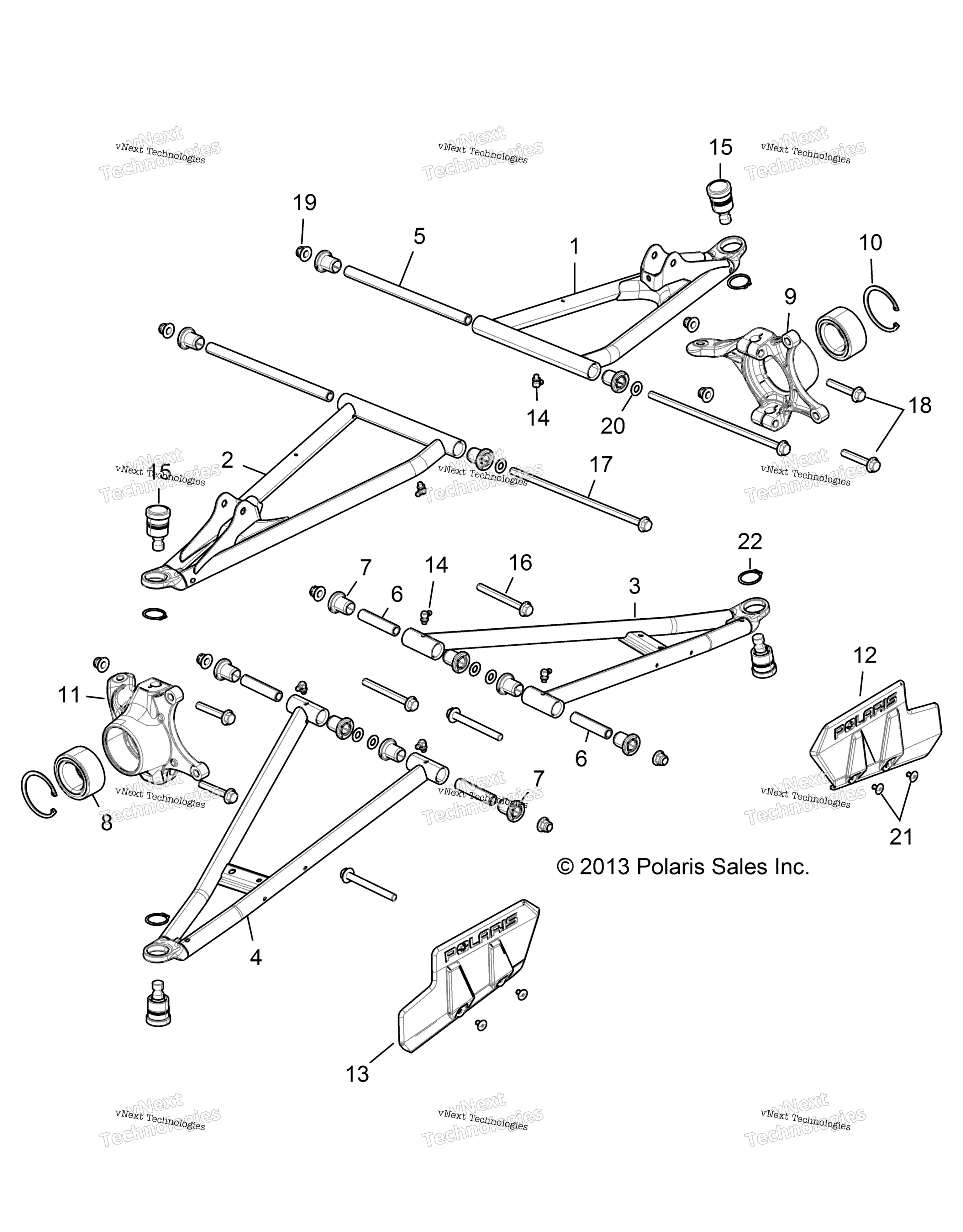 Подвеска, передняя Control Arms R17rv_99 All Options