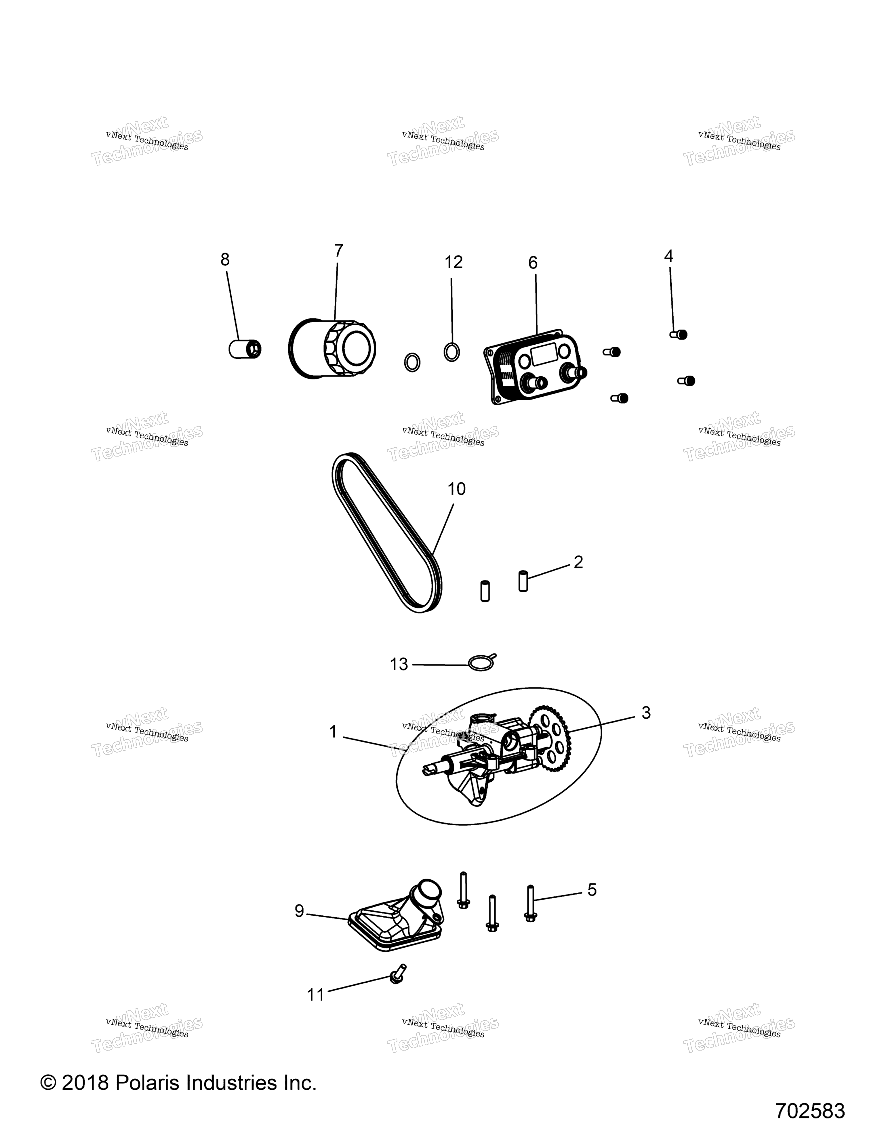 Двигатель, масляный насос & Oil Cooler All Options