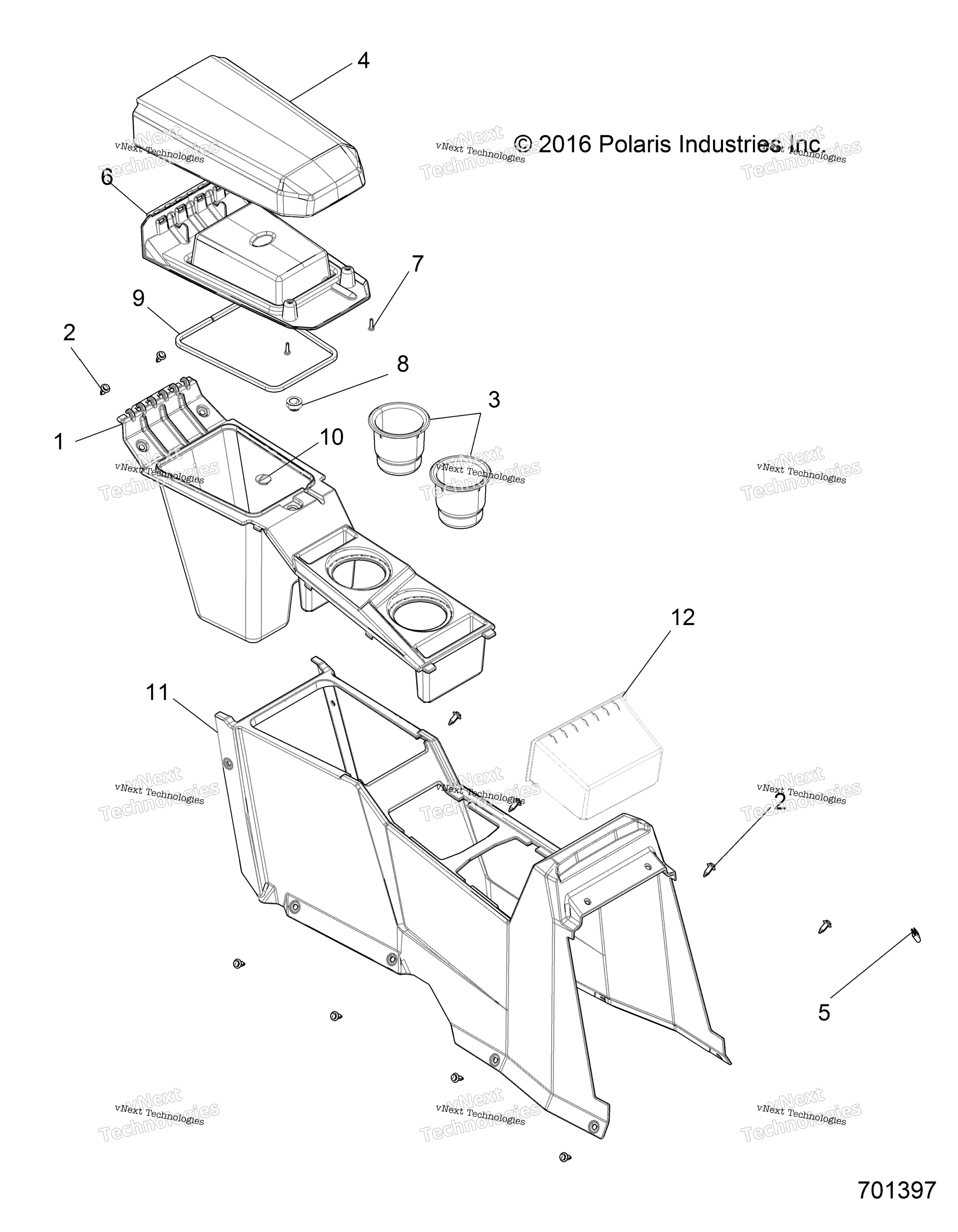 Body, Center Console, задний R19rhe99ad / Ld / K99ak