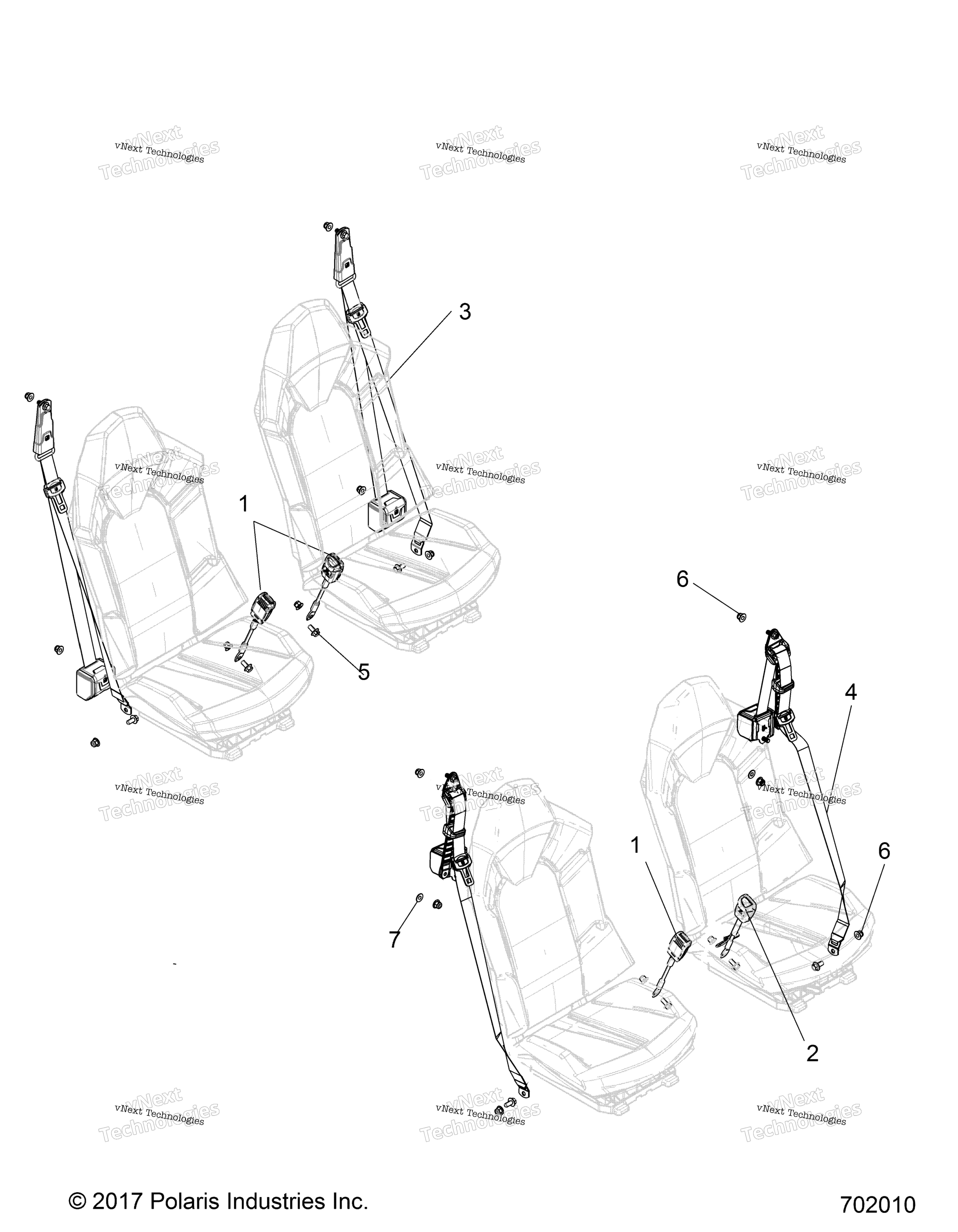 Кузов, сиденье Belt Mounting R19rhe99ad/Bd/Ld/Kak/Bk