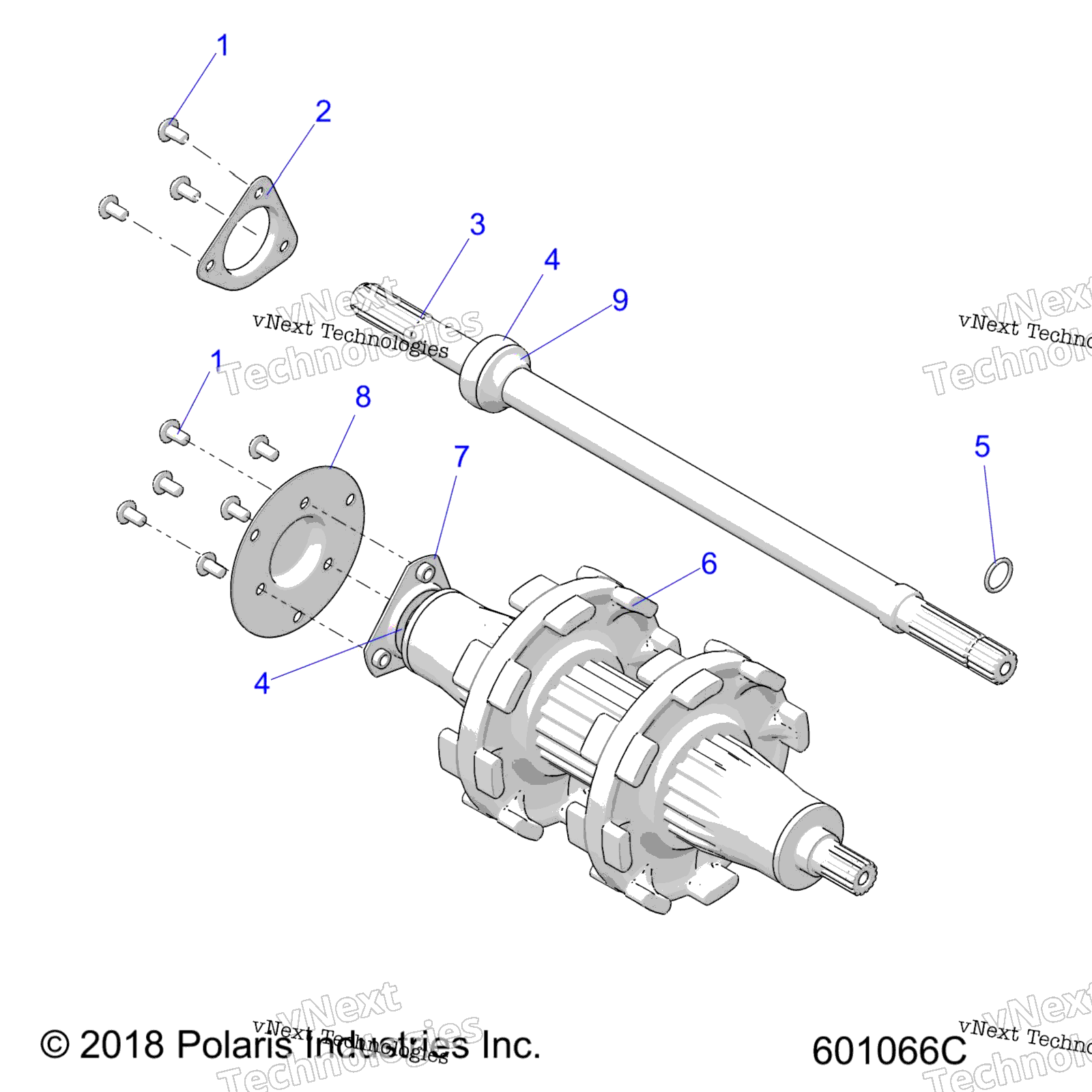 Привод Train, Jackshaft & Driveshaft