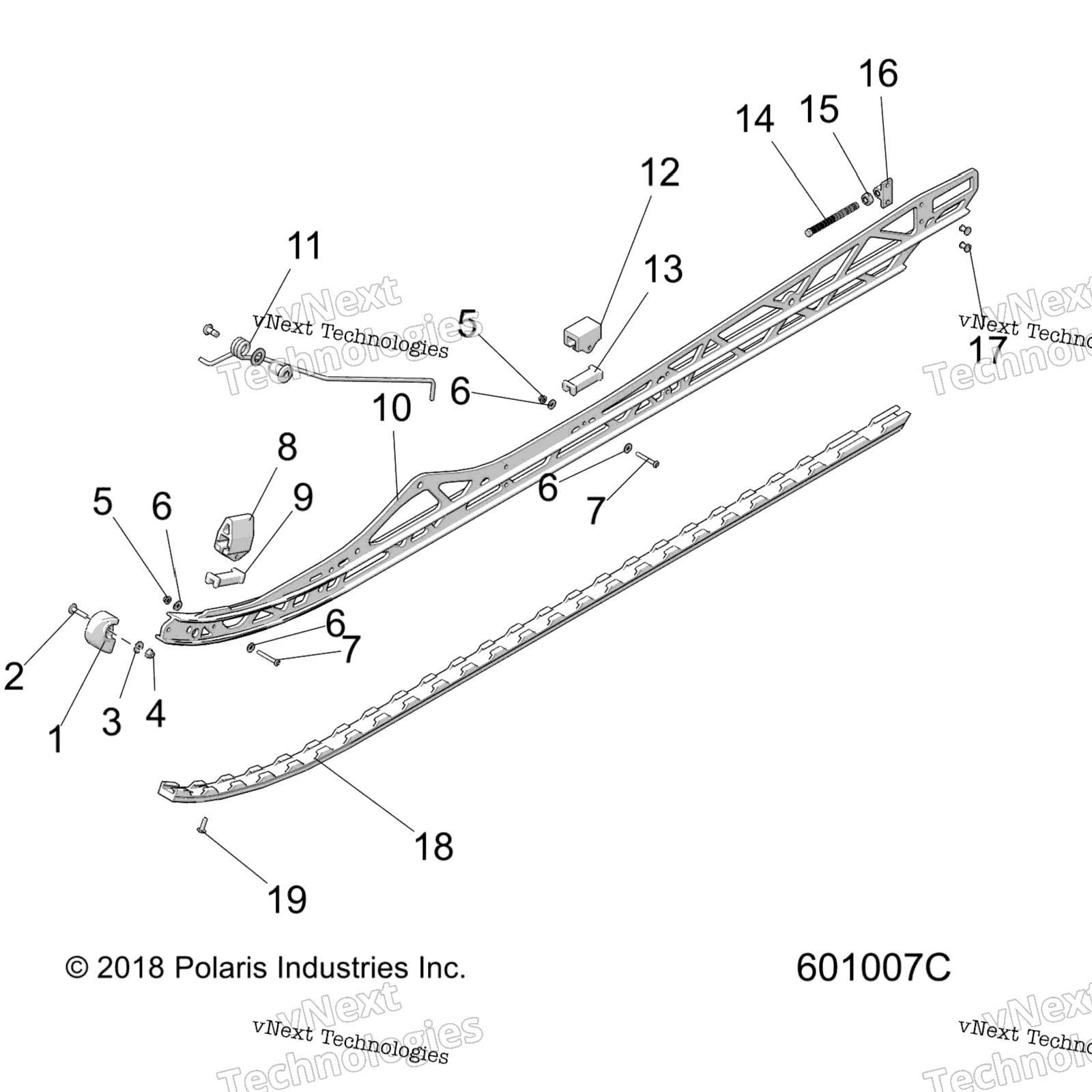 Suspension, Rail крепление S19egk8rs / Egm8rs All Options