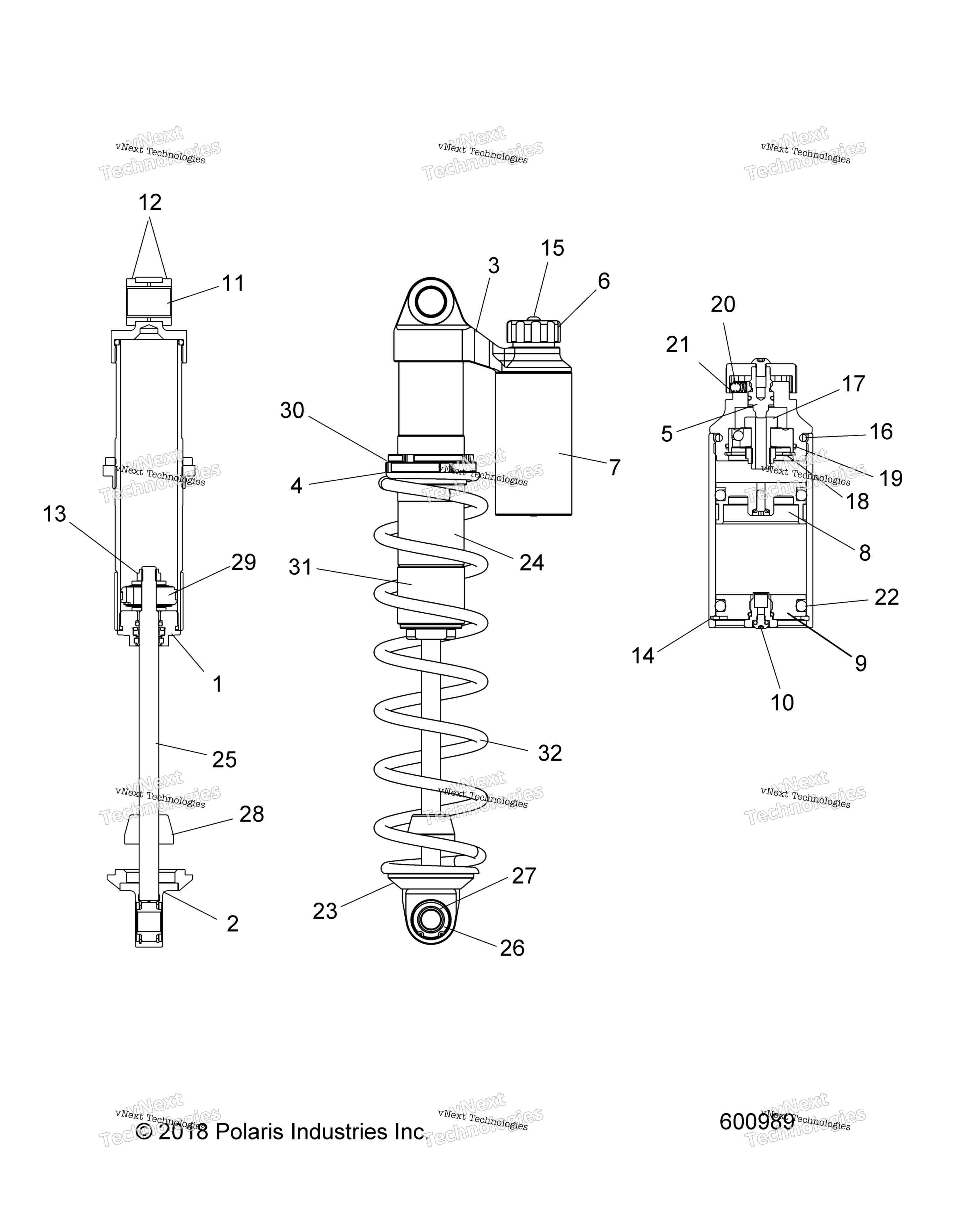 Suspension, Shock, Ifs W / Reservoir S19efk6peb (600989))