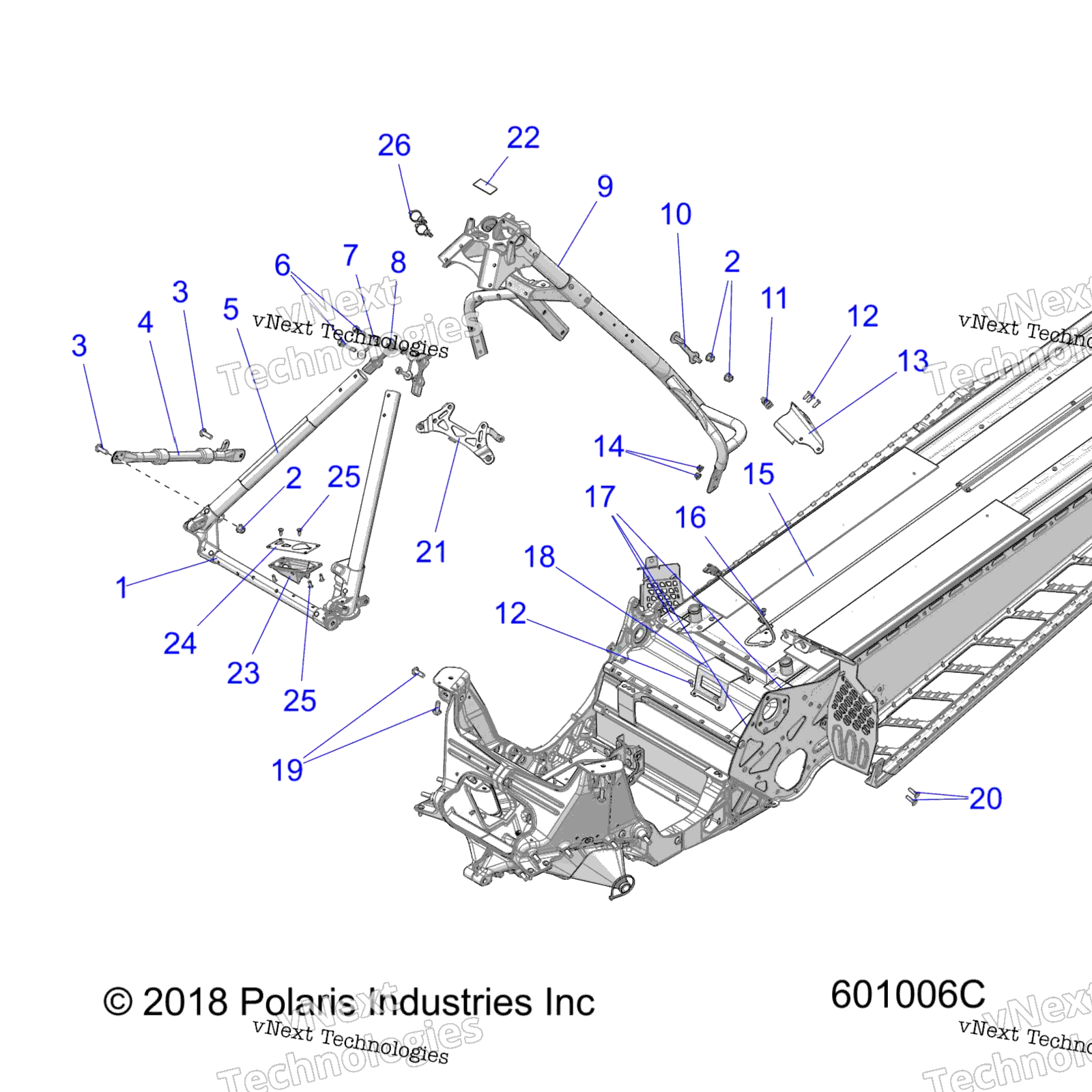 Chassis, Chassis Asm. & Over Structure S19efk8rs / Reb / Efm8rs All Options