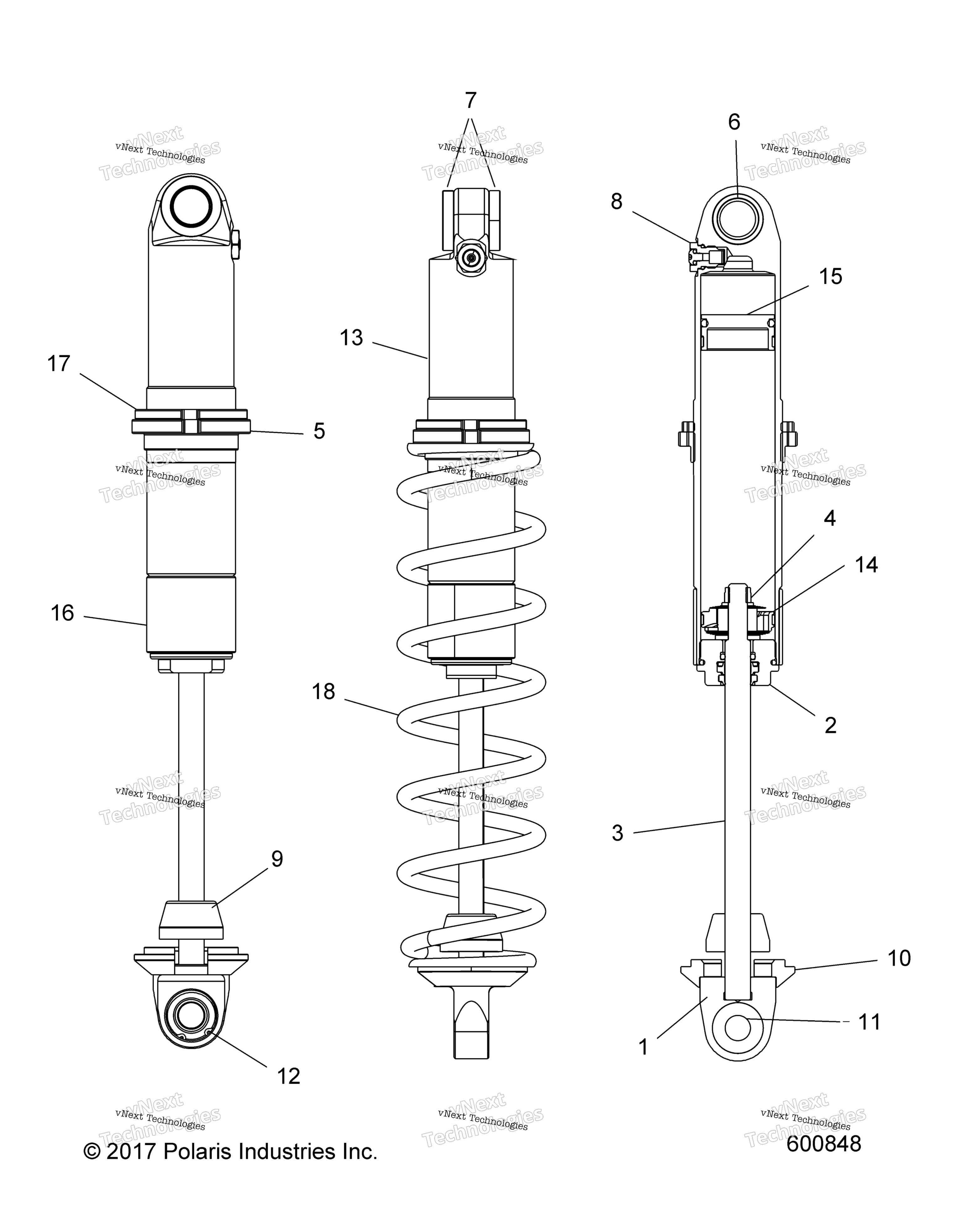 Suspension, Shock, Ifs S19efk8rs / Efm8rs