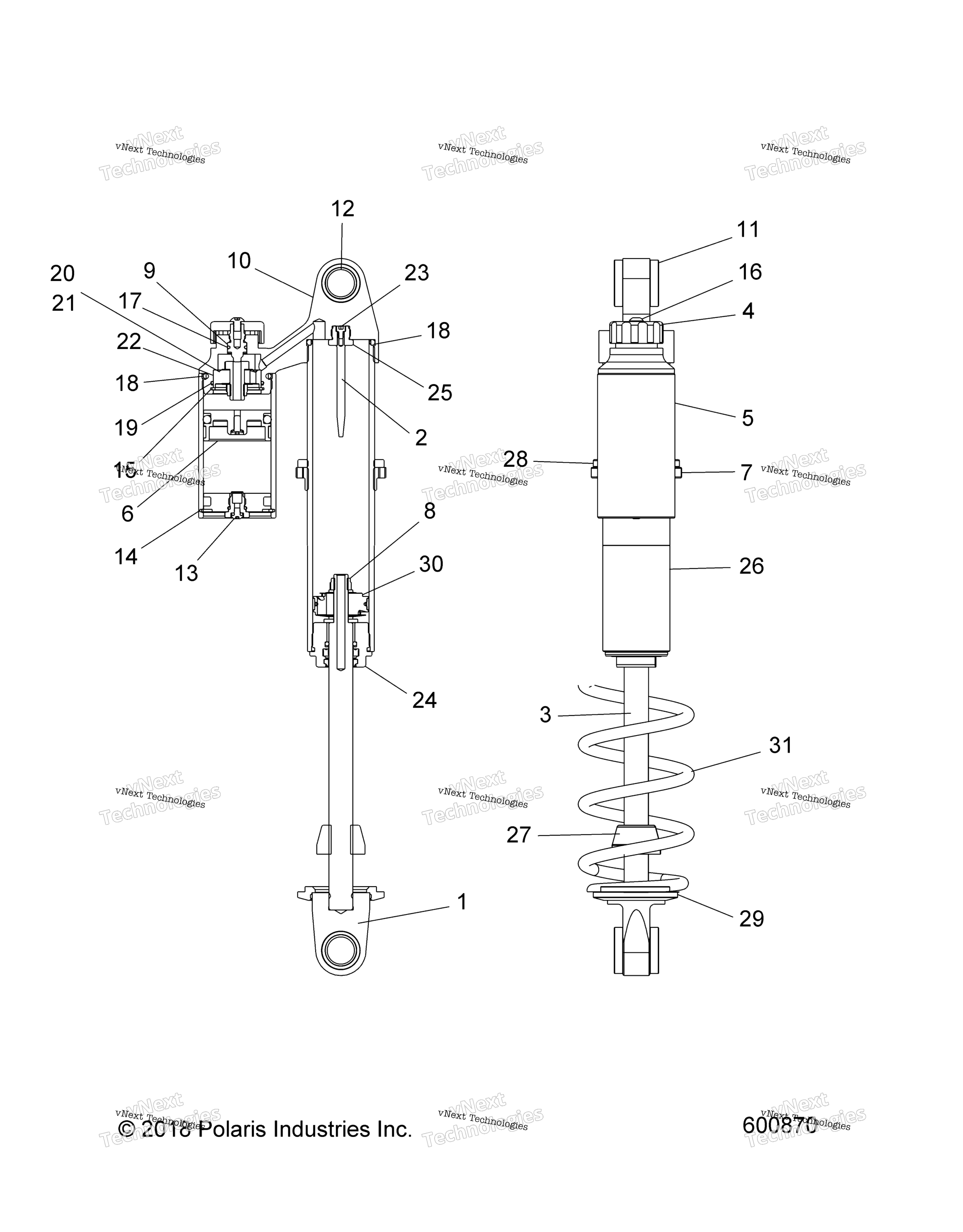 подвеска Shock, Ifs Snow Check (600870)