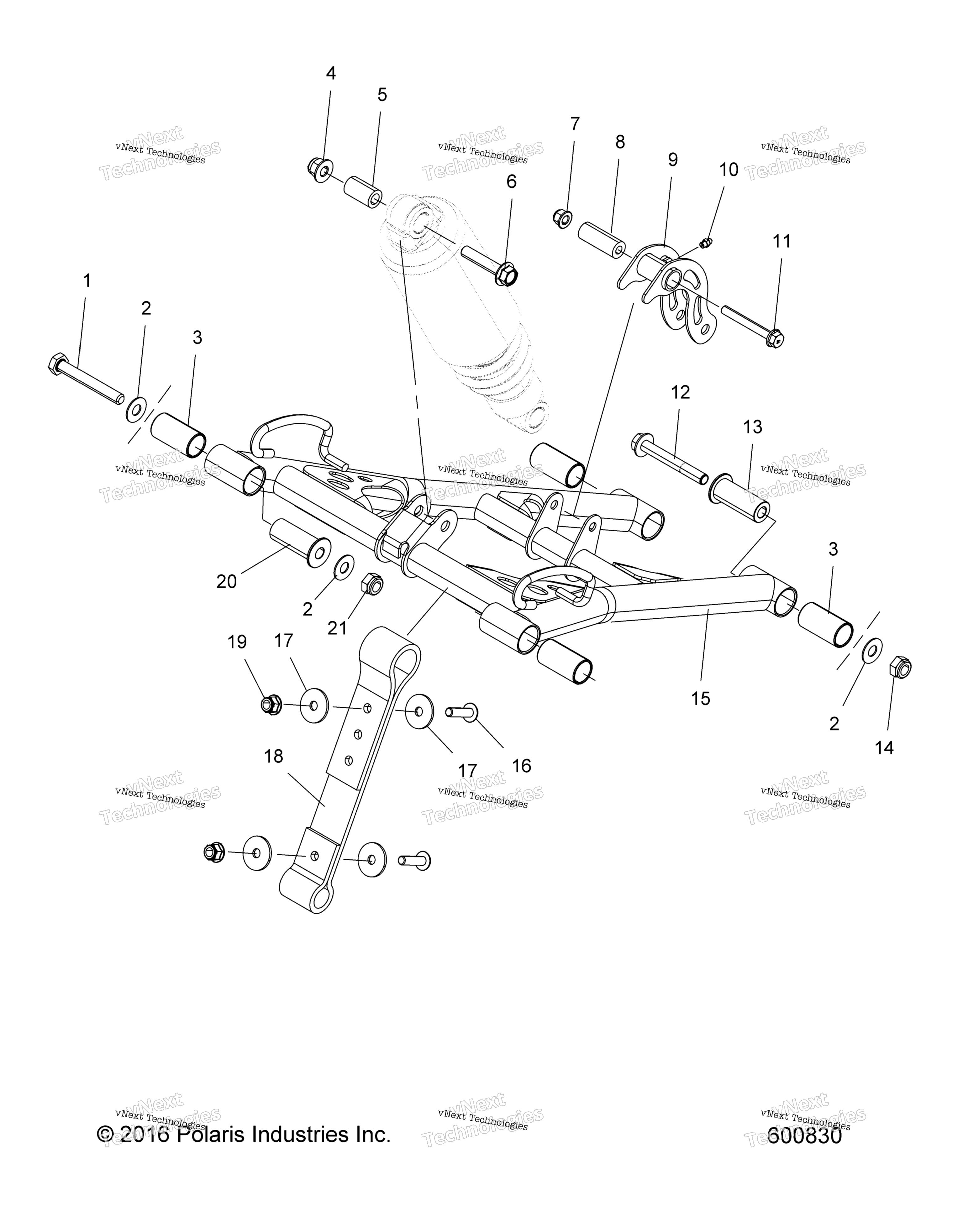 Suspension, Torque Arm, передний All Options