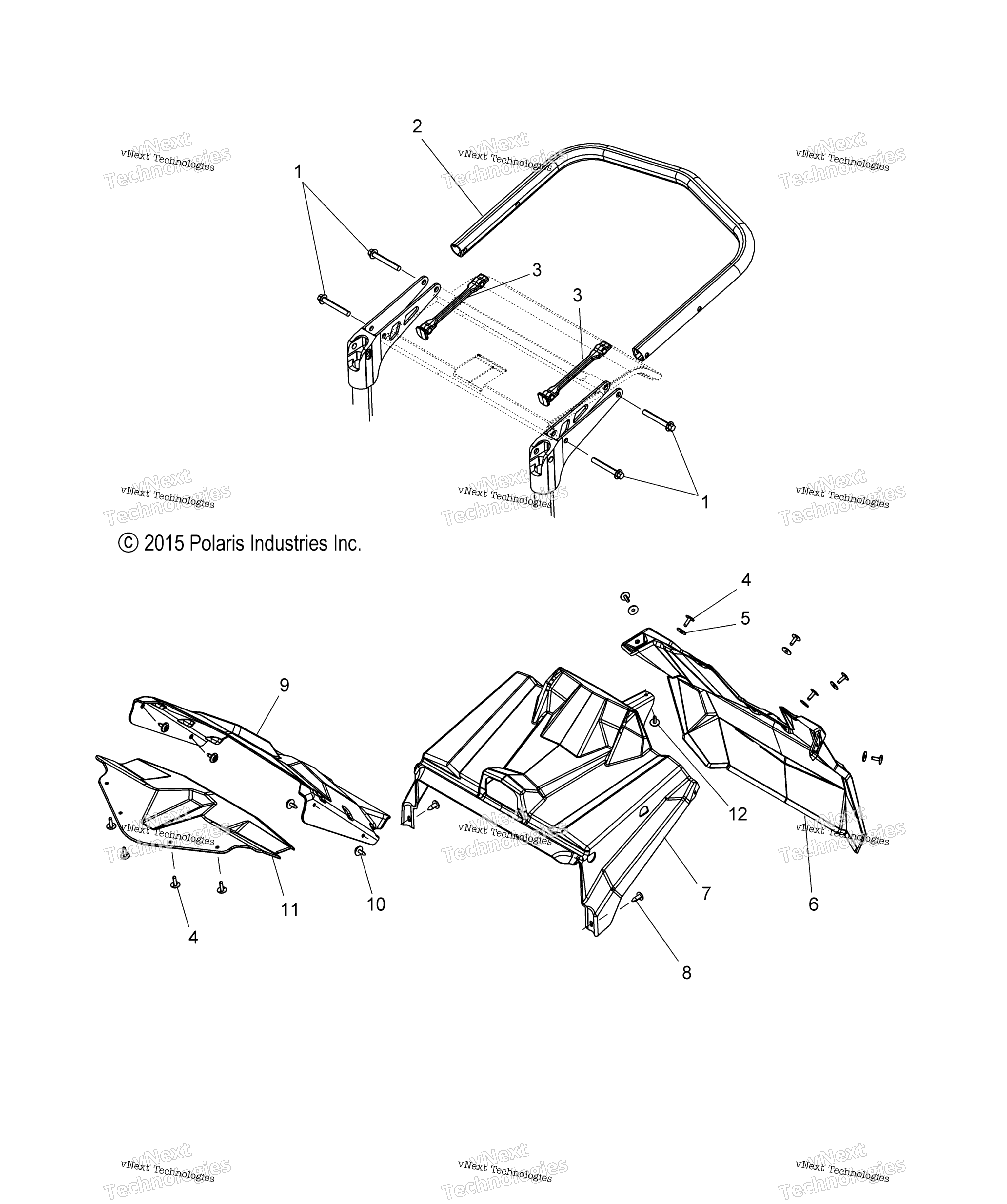 Body, Bumper, задний & Closeoff